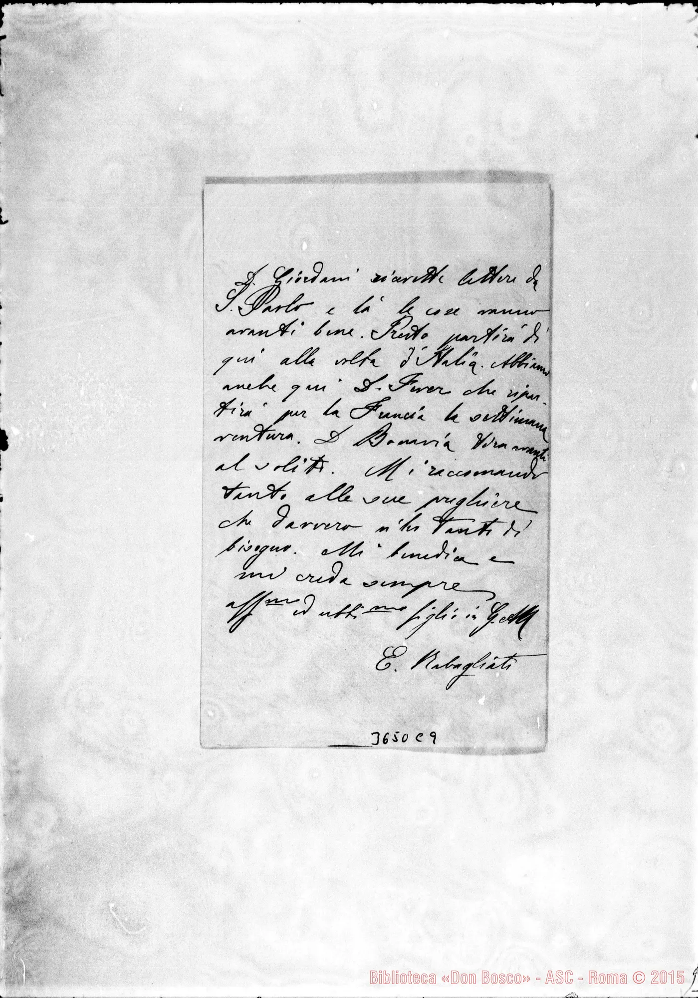 Fotogramma C 9 — Don Eugenio Rabagliati-Don Lazzero. Battersea, 11-09-1894