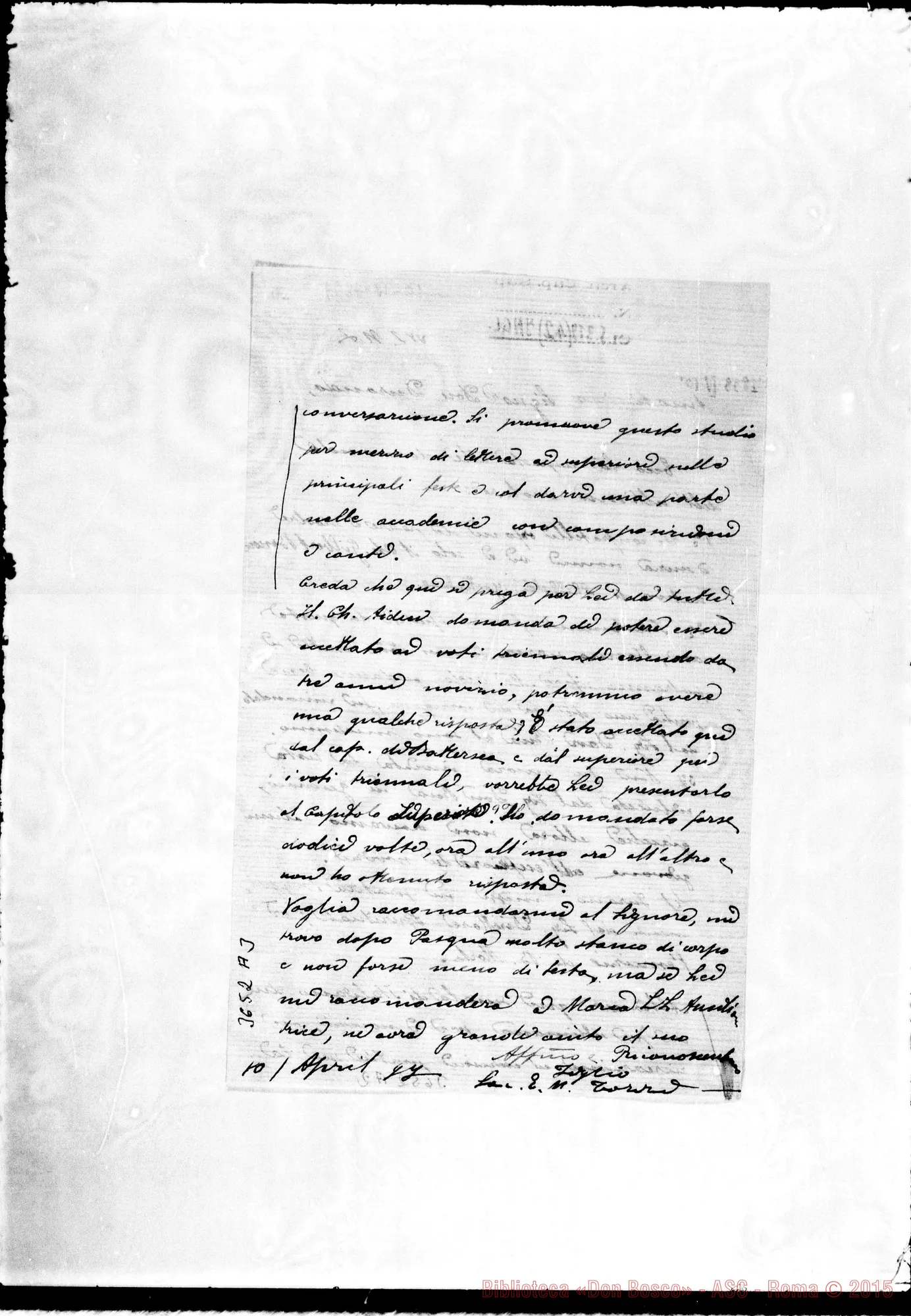 Fotogramma A 3 — Don Tozzi Enea-Don Durando, il 10-04-1899