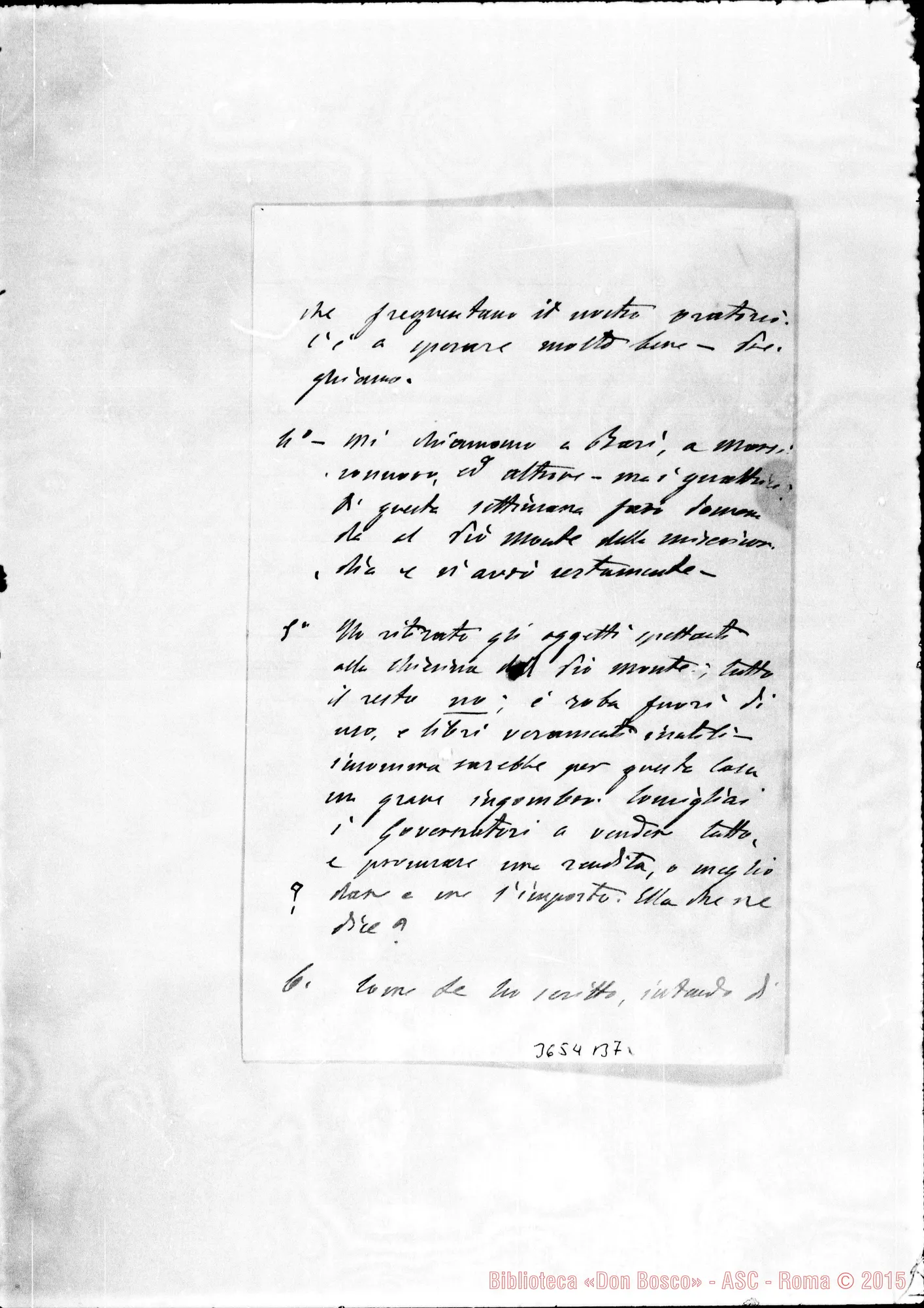 Fotogramma B 7 — Don Scappini Giuseppe-Don Rua. Portici, 6-01-1904