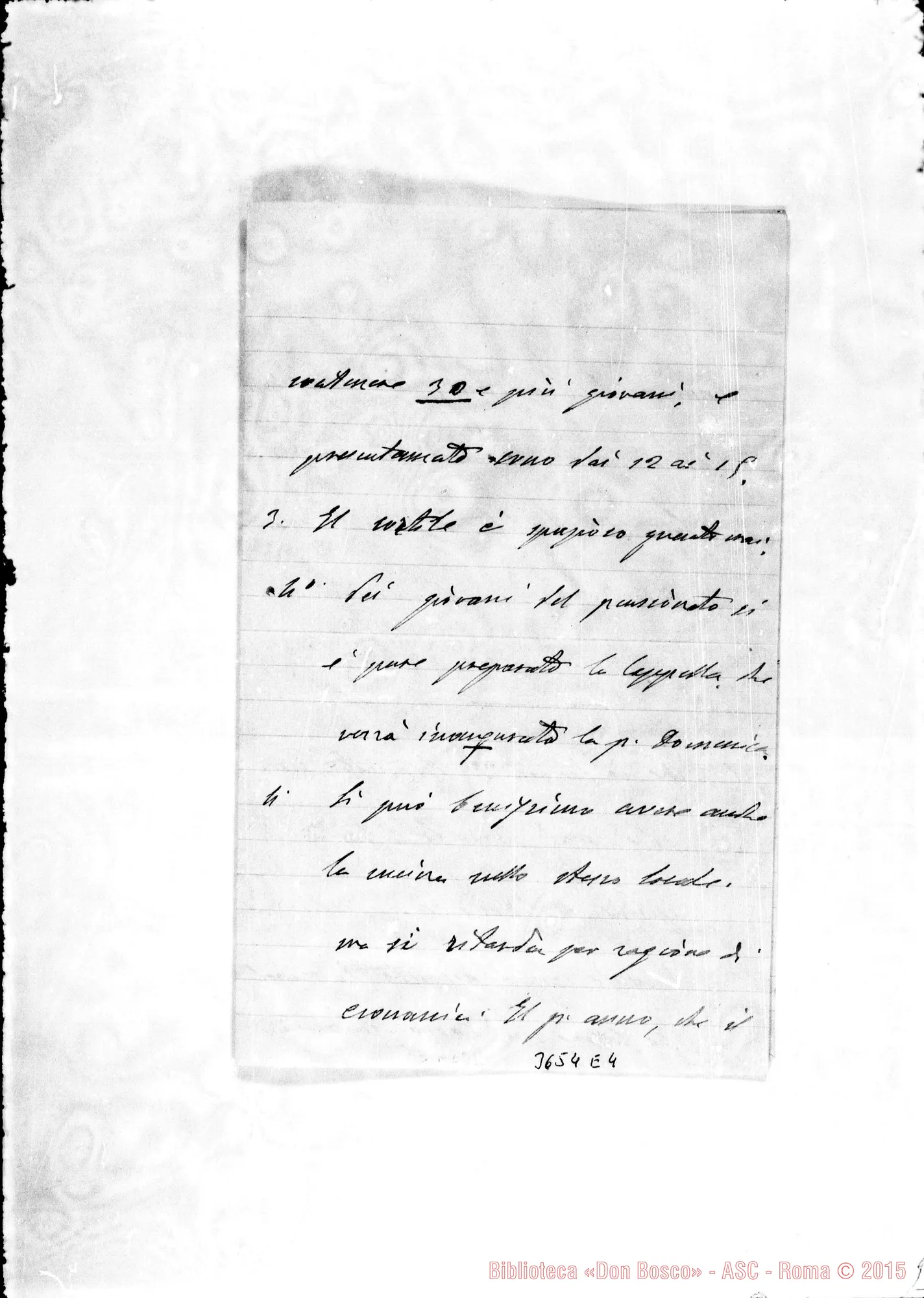 Fotogramma E 4 — Don Scappini Giuseppe-Don Gusmano. Napoli, 29-11-1907