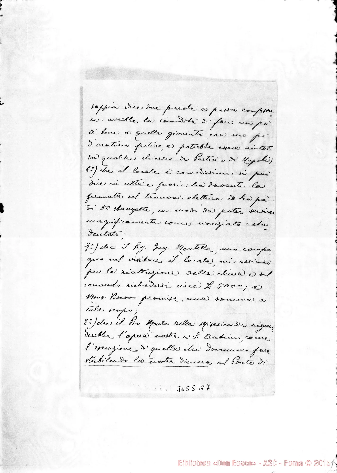 Fotogramma A 7 — Don Scappini Giuseppe-Don Gusmano. Napoli-Vomero, 17-04-1909