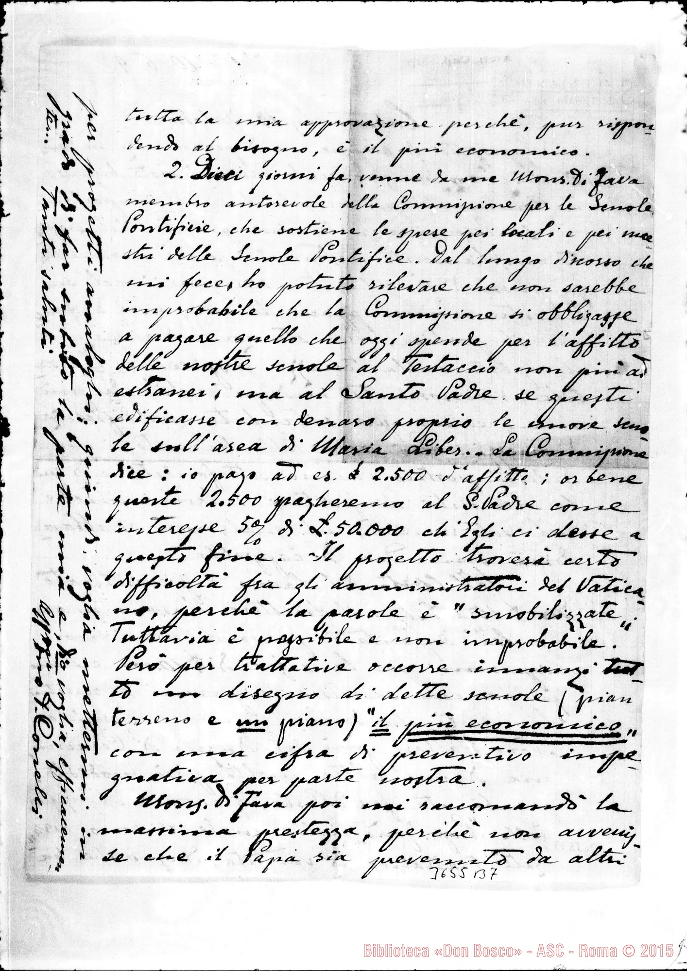 Fotogramma B 7 — Don Conelli-Don Bertetto. Roma, 00-06-1909