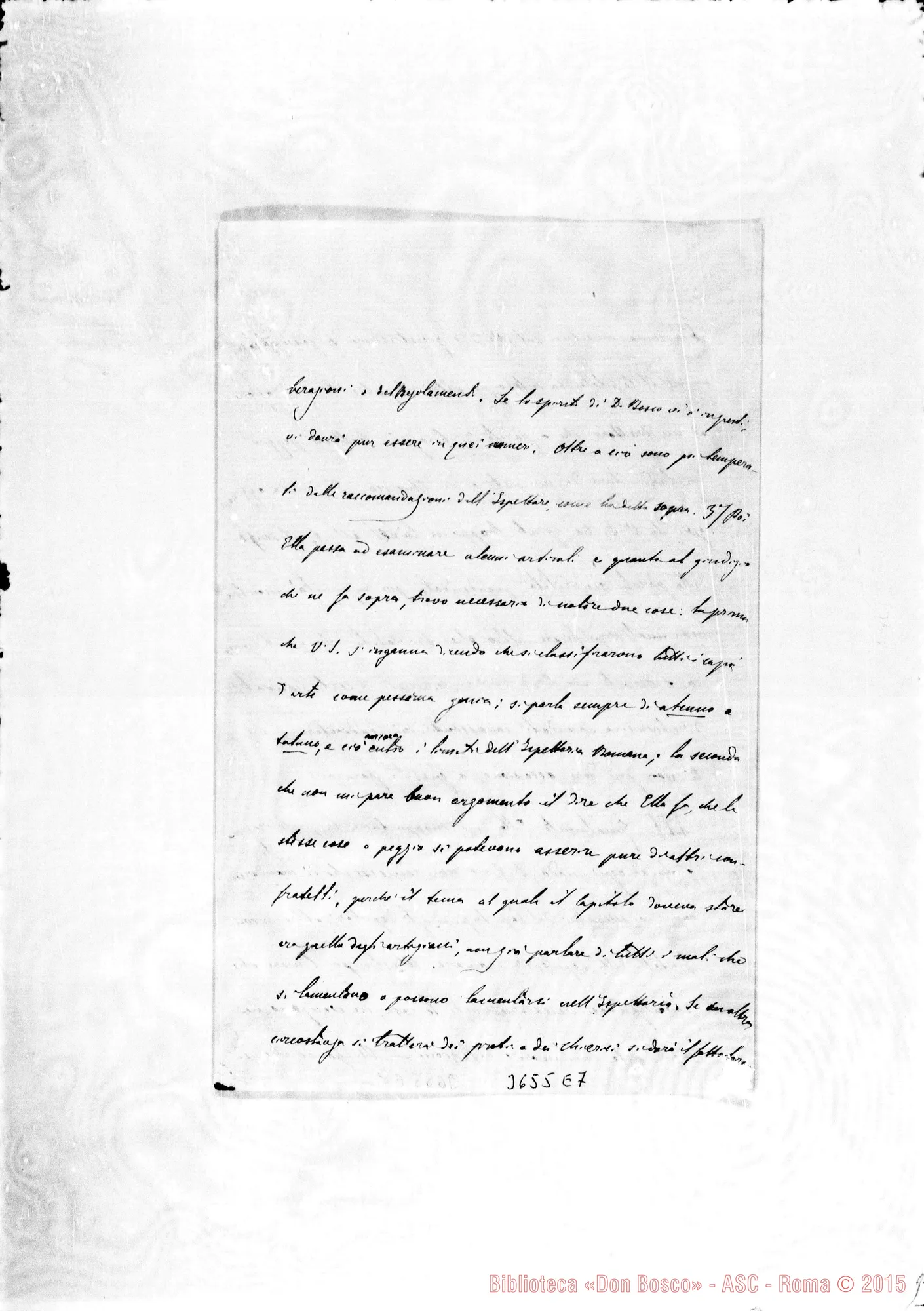 Fotogramma E 7 — Don Cagliero Cesare-Don Lazzero. Roma, 12-08-1896