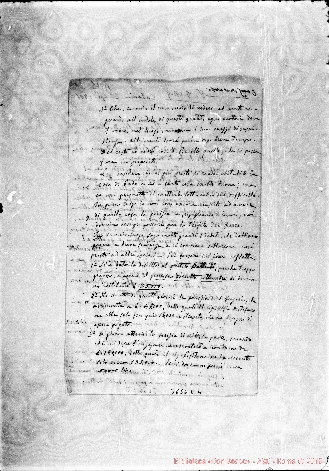 Fotogramma E 4 — Don Bertello Giuseppe-Don Rua. Catania, 23-04-1896