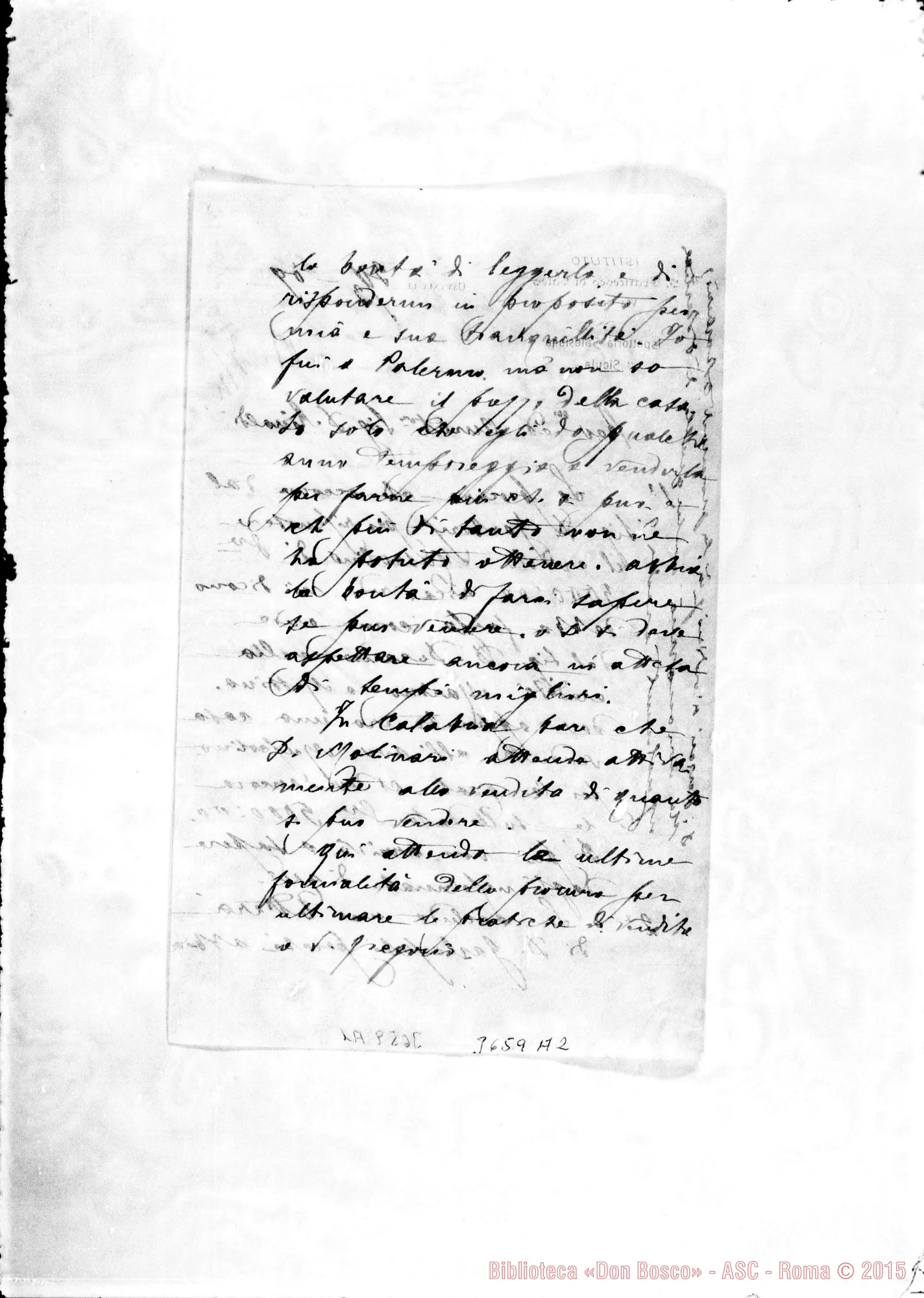 Fotogramma A 2 — Don Fascie-Don Rinaldi. Catania, 31-03-1909 Autogr. Rinaldi