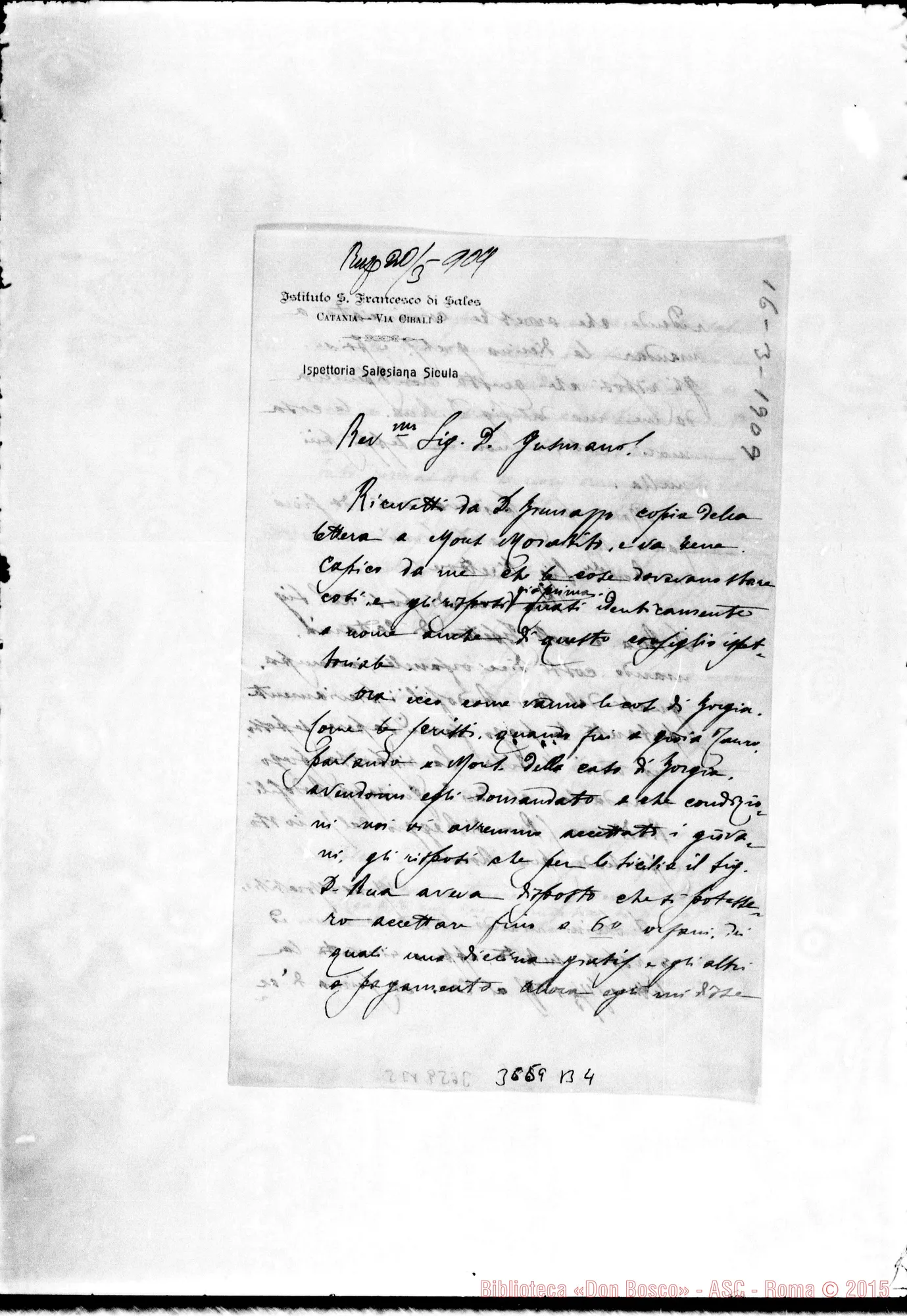 Fotogramma B 4 — Don Fascie-Don Gusmano. Catania, 16-03-1909