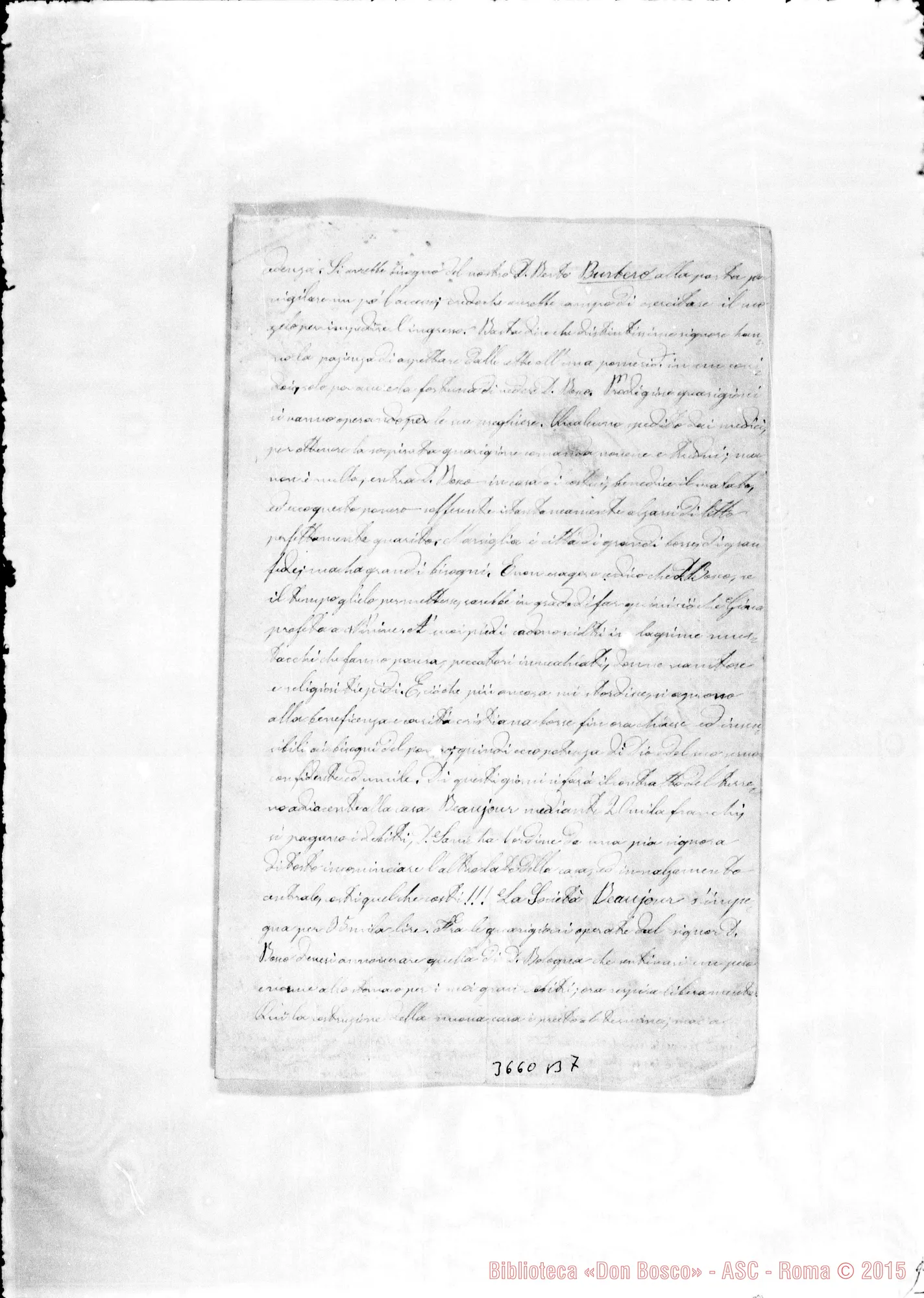 Fotogramma B 7 — Italia: Subalpina: Don Cagliero Giovanni-Don Rua, 1880