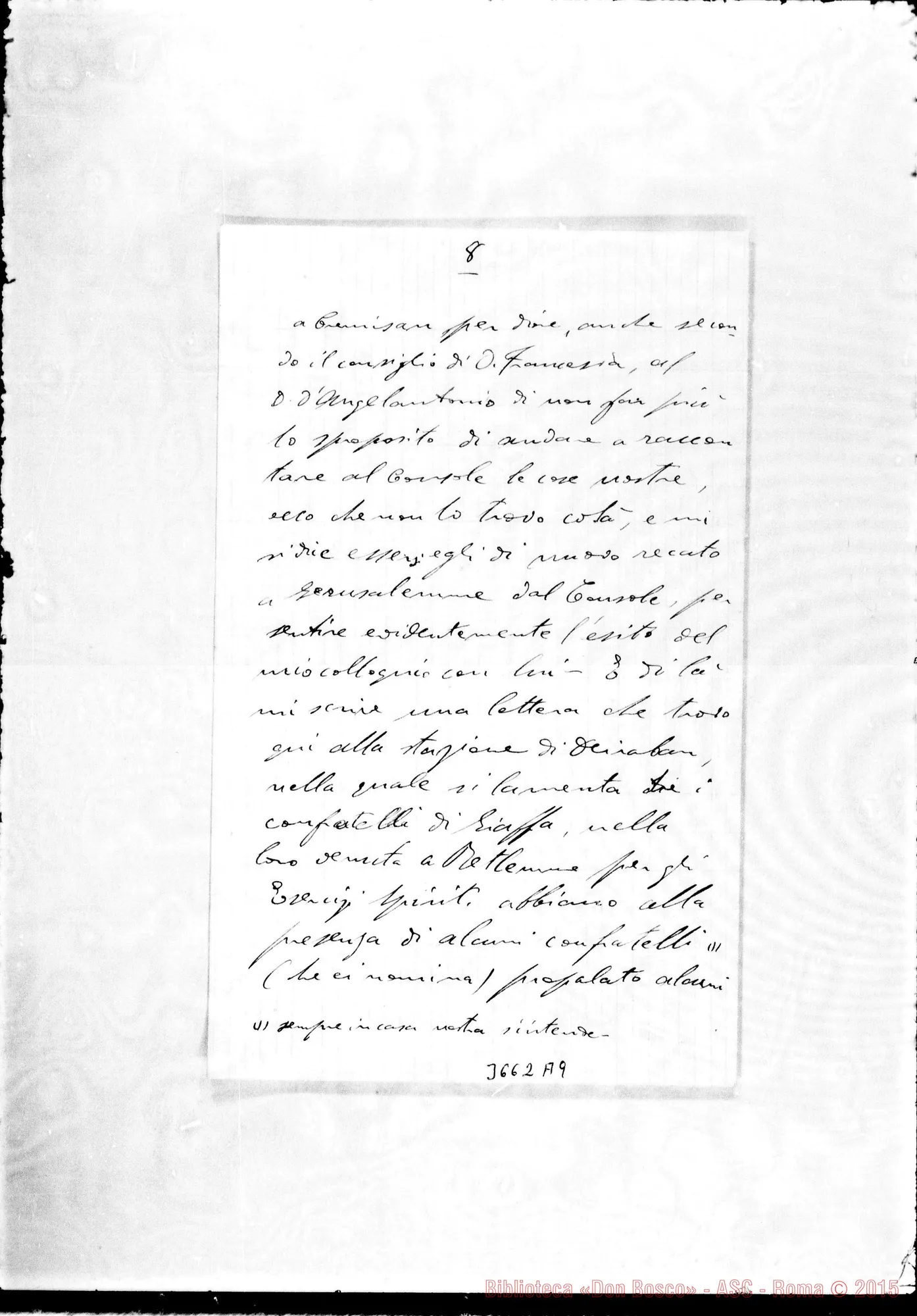 Fotogramma A 9 — Don Cardano Pietro-Don Rinaldi. Beitgemal, 4-09-1910