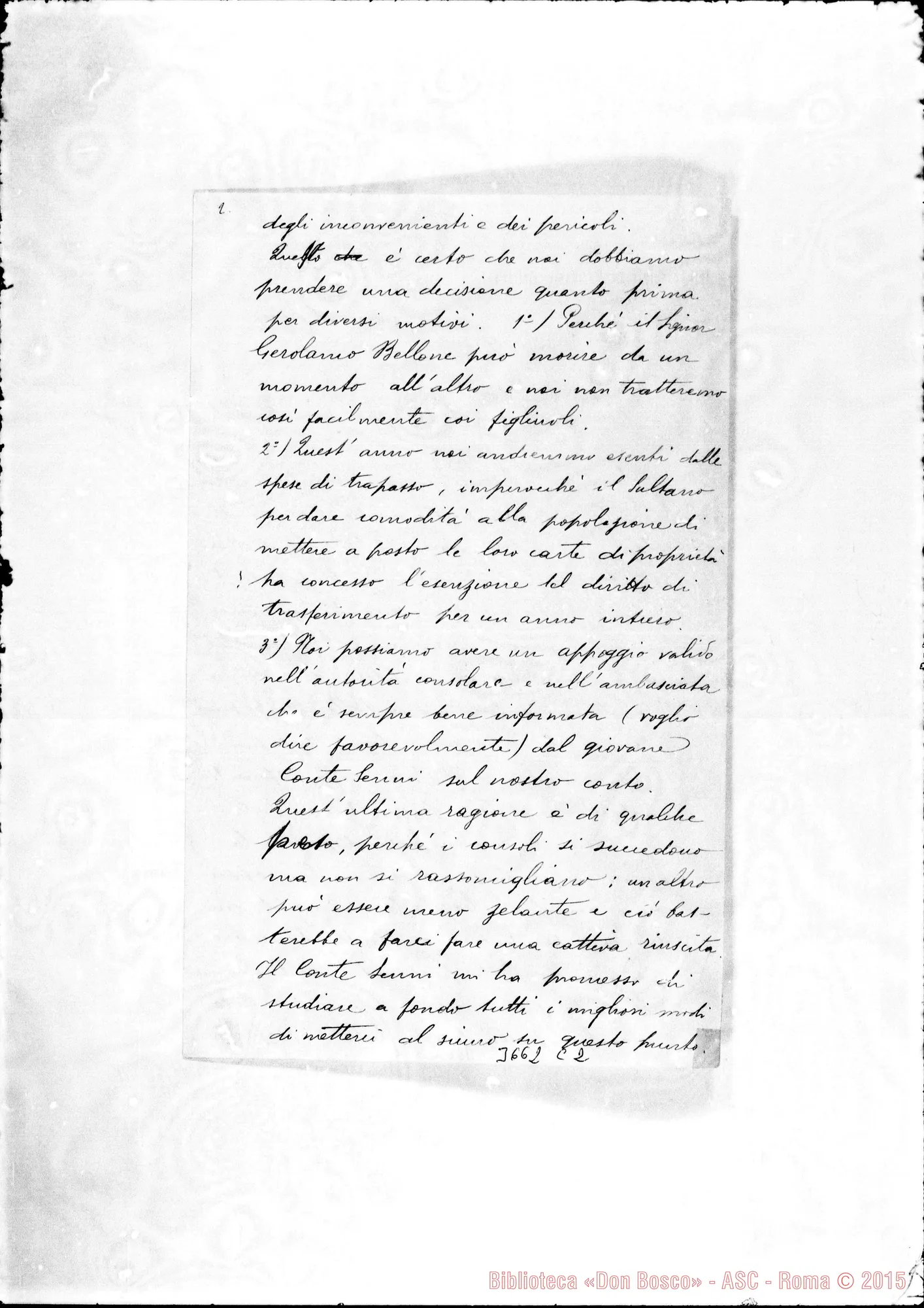 Fotogramma C 2 — Don Carlo Gatti-Don Rinaldi. Gerusalemme, 28-12-1907