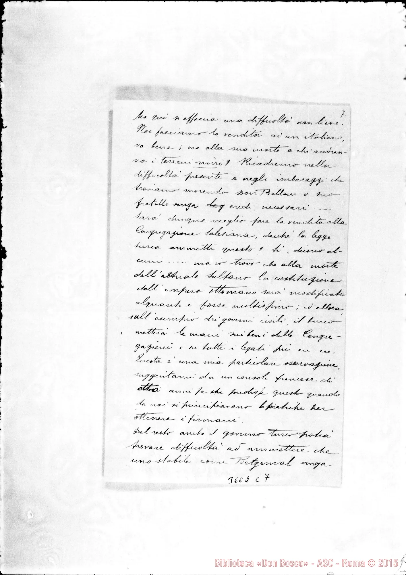 Fotogramma C 7 — Don Carlo Gatti-Don Rinaldi. Gerusalemme, 28-12-1907