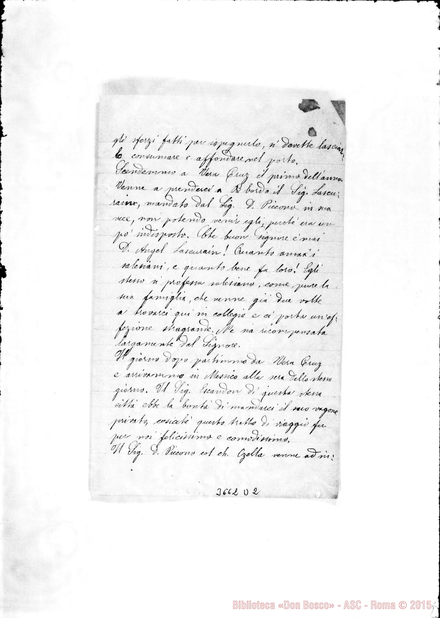 Fotogramma D 2 — Messico-Messico: Don Castelli Clodoveo-Don Rua. Messico, 9-02-1894