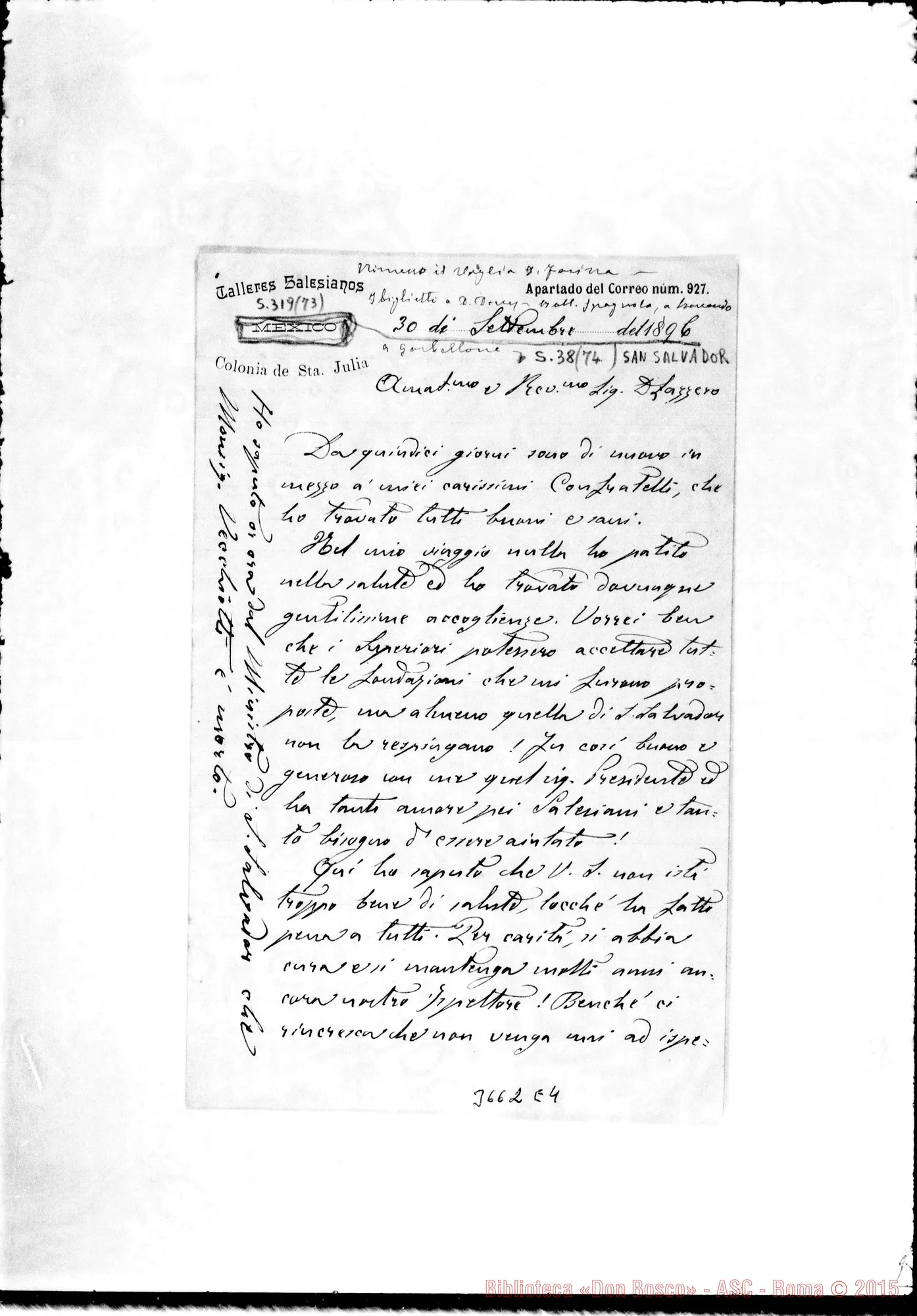 Fotogramma E 4 — Don Piccono-Don Lazzero. Mexico, 30-09-1896
