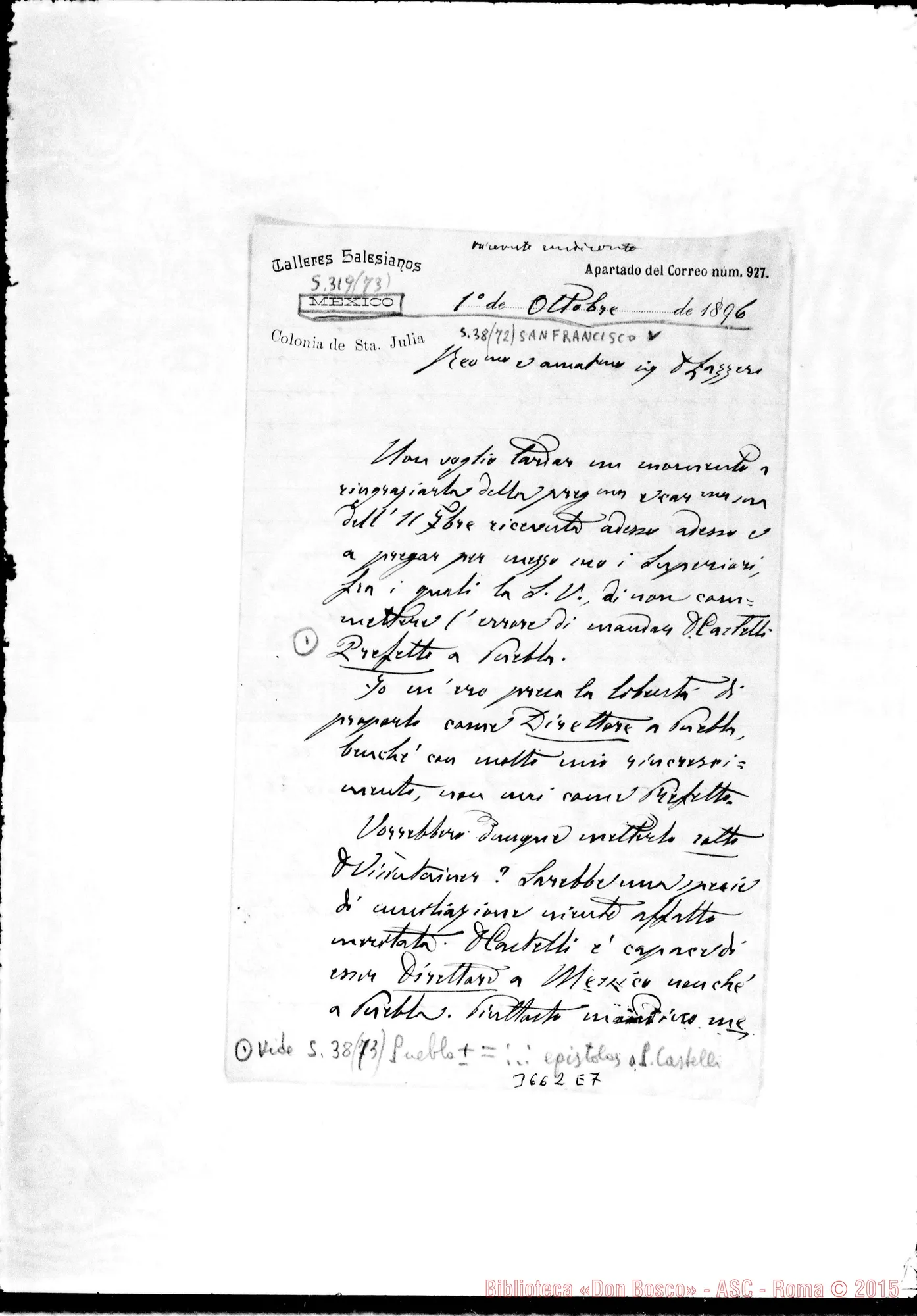 Fotogramma E 7 — Don Piccono-Don Lazzero. Mexico, 1-10-1896