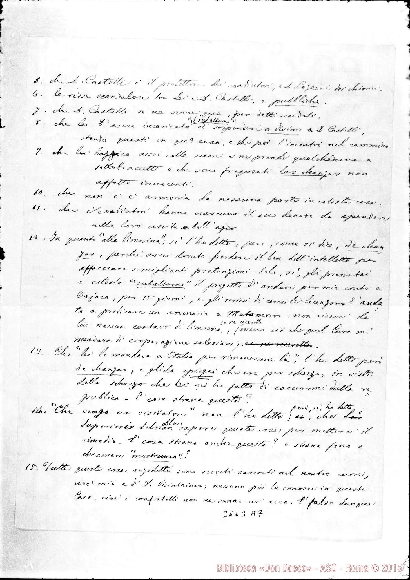 Fotogramma A 7 — Don Piperni-Don Piccono. Puebla, 10-11-1896. Postilla di D. Piccono