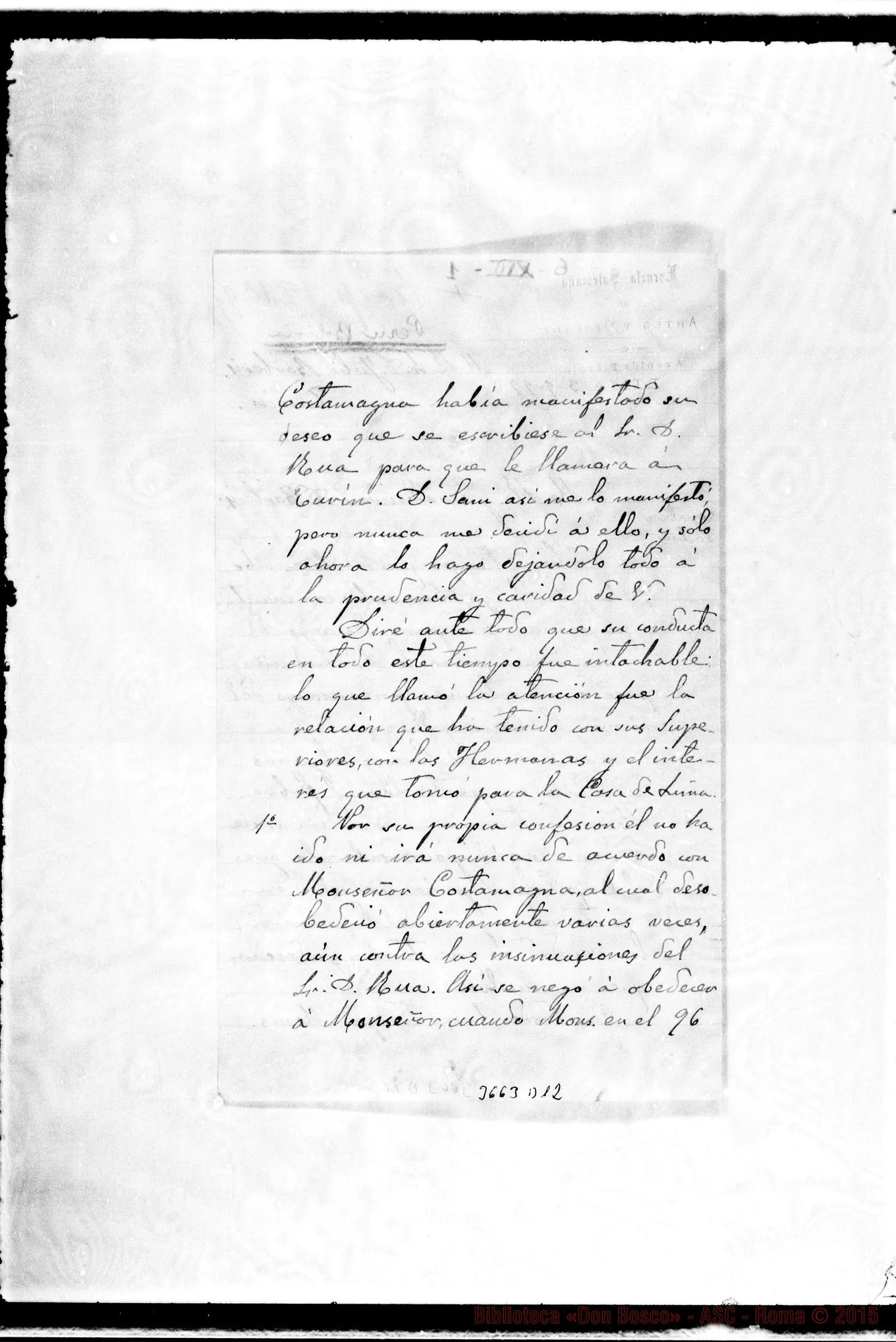Fotogramma D 12 — Don Carlos Pane-Don Barberis. Lima, 3-09-1899