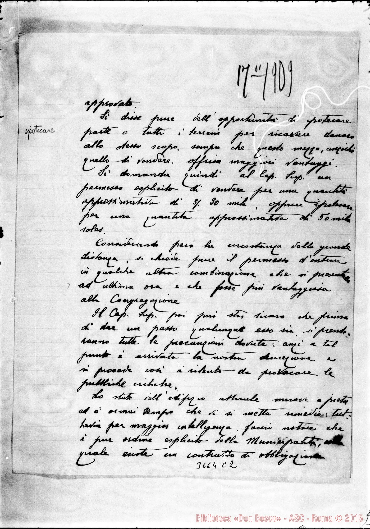 Fotogramma C 2 — Don Reyneri-Don Luigi Rocca. Lima, 17-02-1909