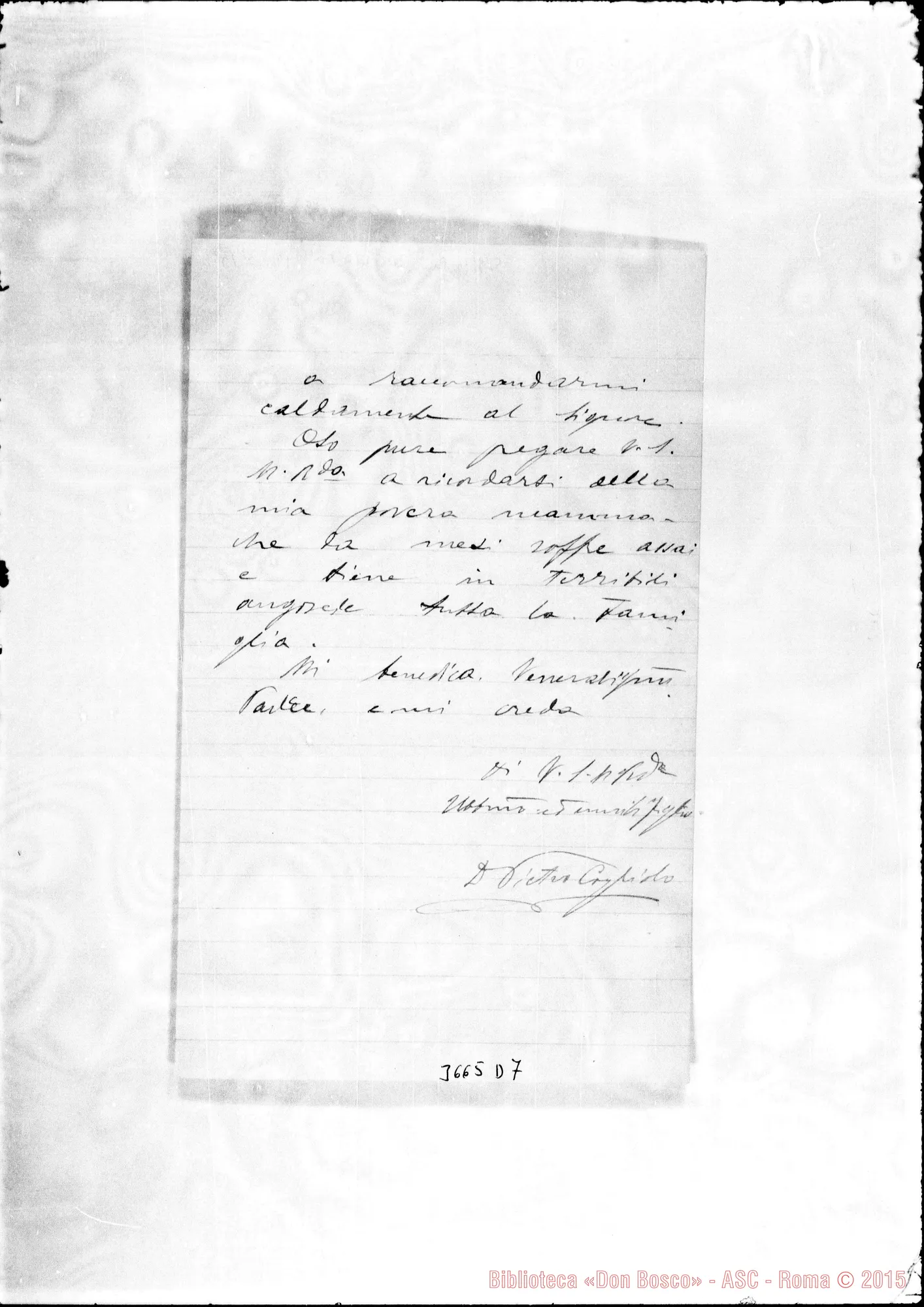Fotogramma D 7 — Don Cogliolo-Don Rua. Barcelona, 15-11-1908 Autogr. Rua