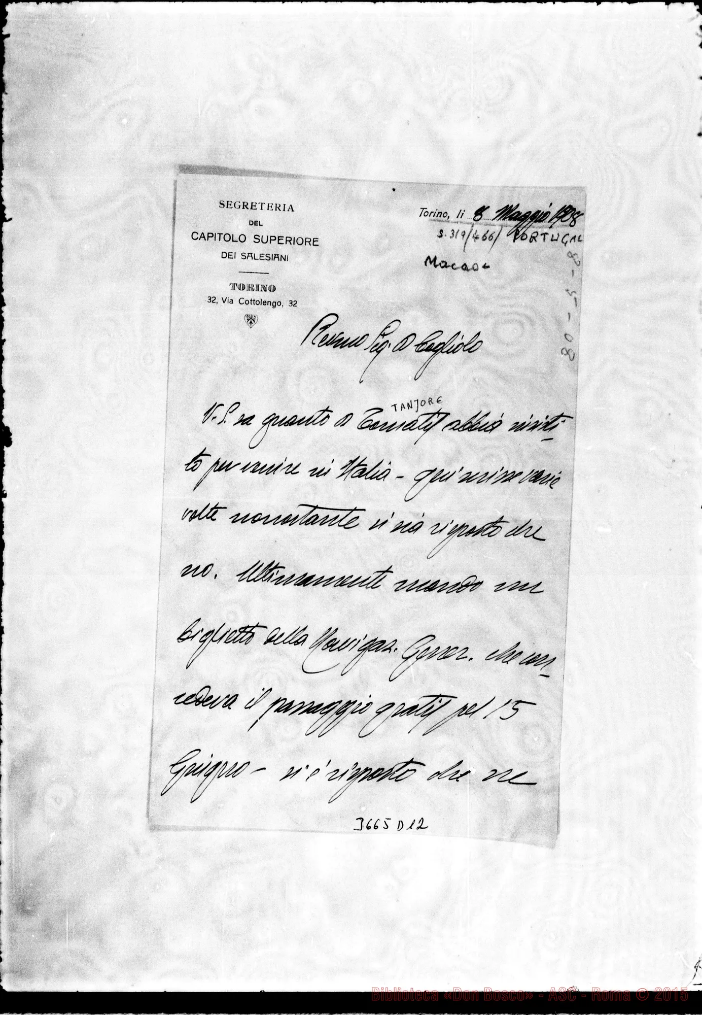 Fotogramma D 12 — Don Gusmano-Don Cogliolo. Torino, 8-05-1908