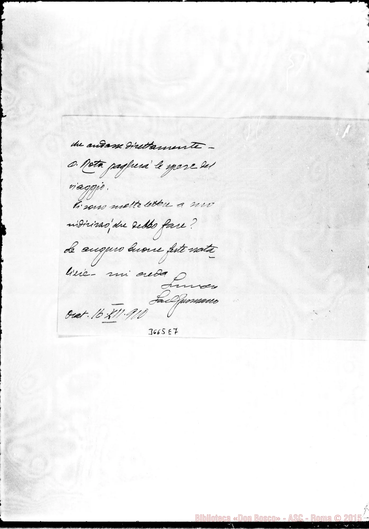 Fotogramma E 7 — Don Gusmano-Don Cogliolo. Torino, 16-12-1910