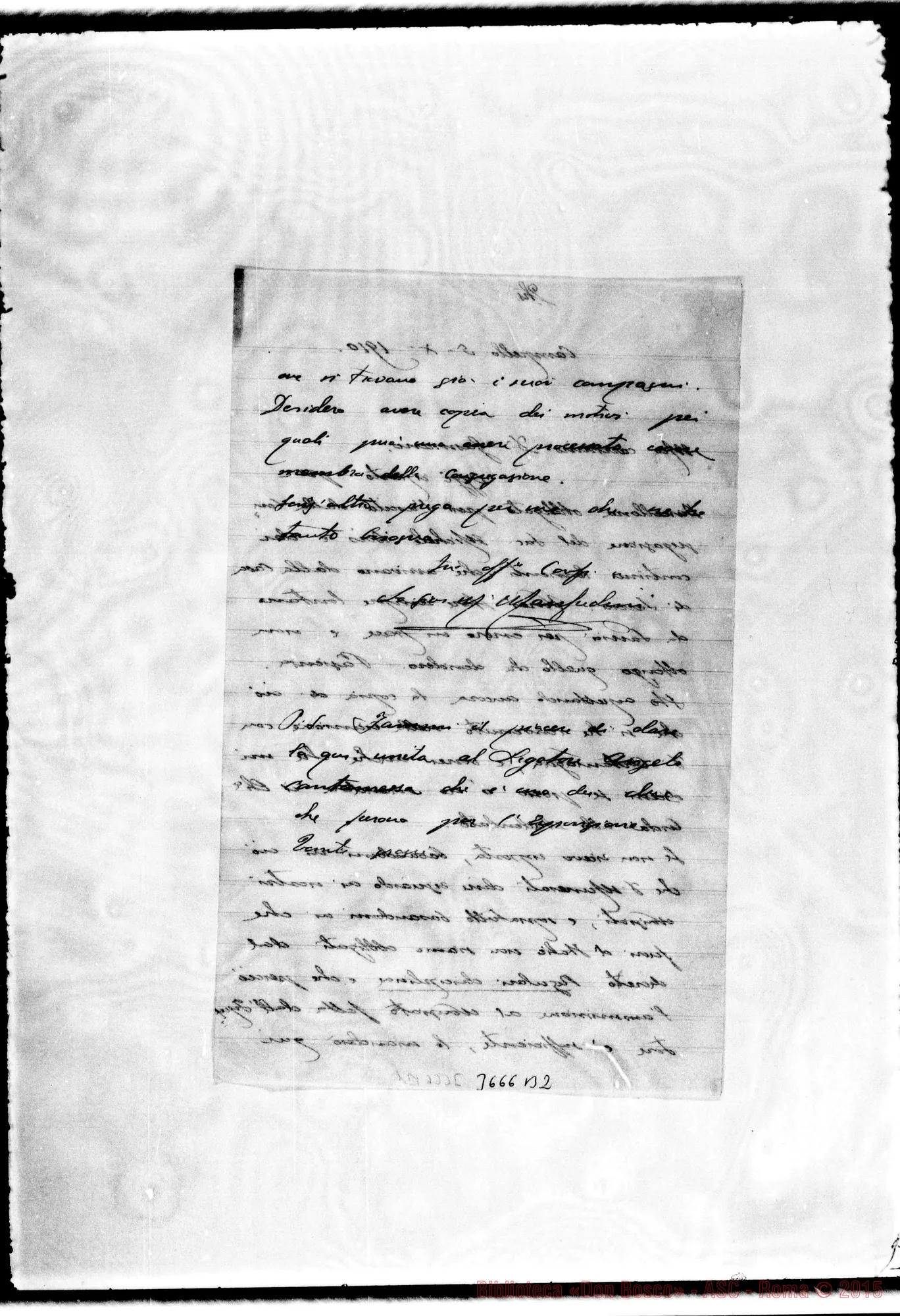 Fotogramma B 2 — Don Manfredini-Don Gusmano. Campello, 5-10-1910