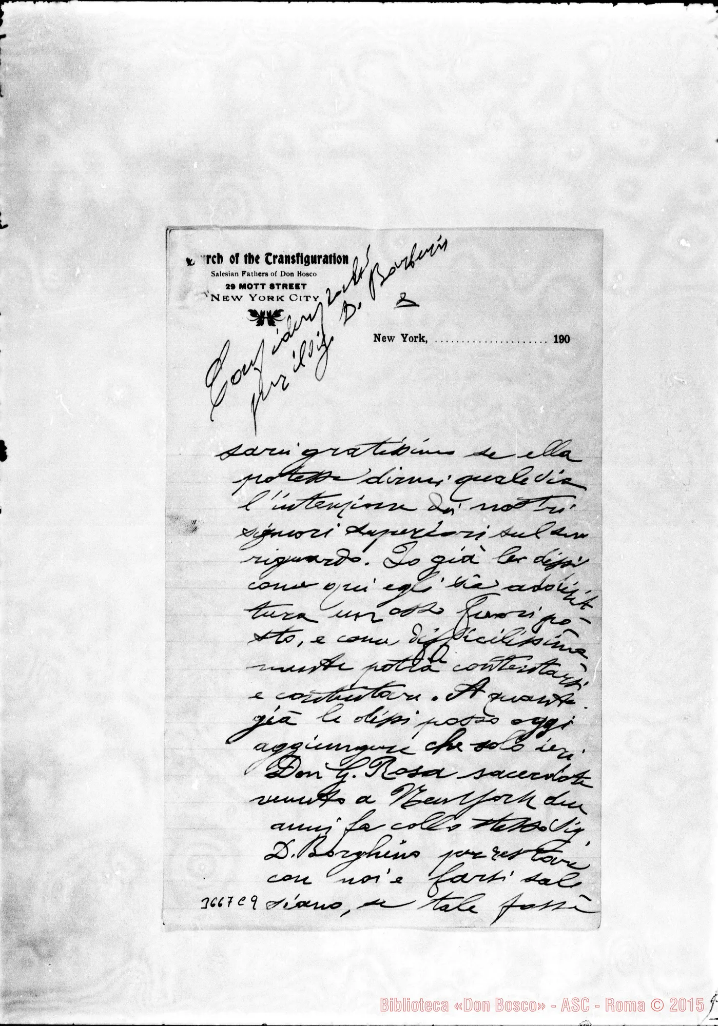 Fotogramma C 9 — Don Coppo-Don Barberis. New York, 24-08-1906
