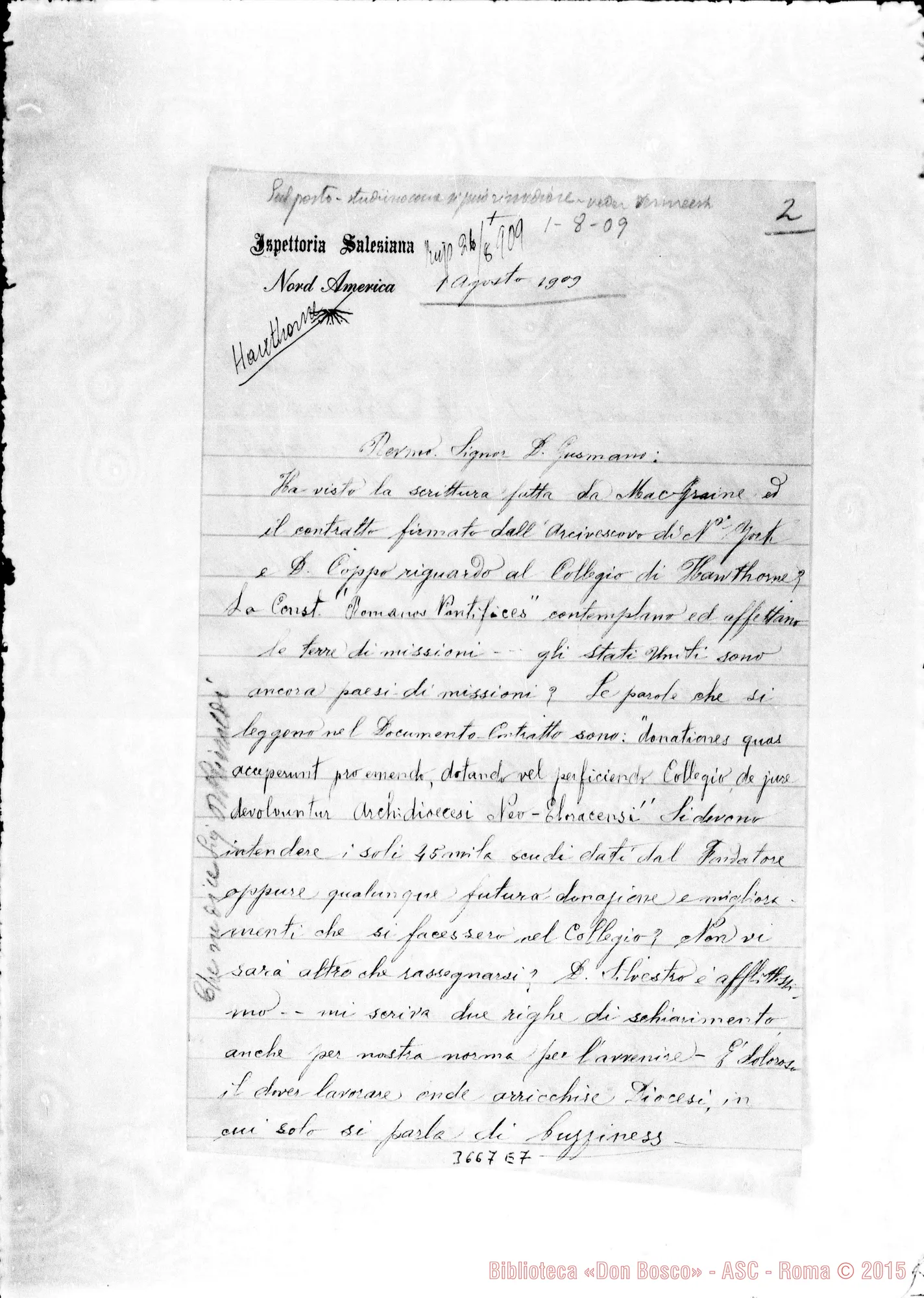 Fotogramma E 7 — Don Borghino-Don Gusmano. New York, 1-08-1909