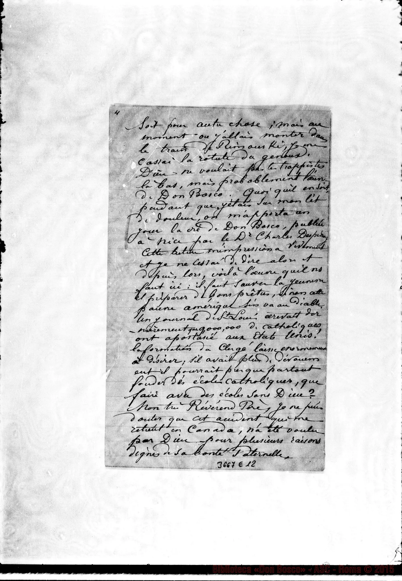 Fotogramma E 12 — Stati Uniti-Ovest: Louis Stévenart-Révérend Père. Canada, 25-01-1886