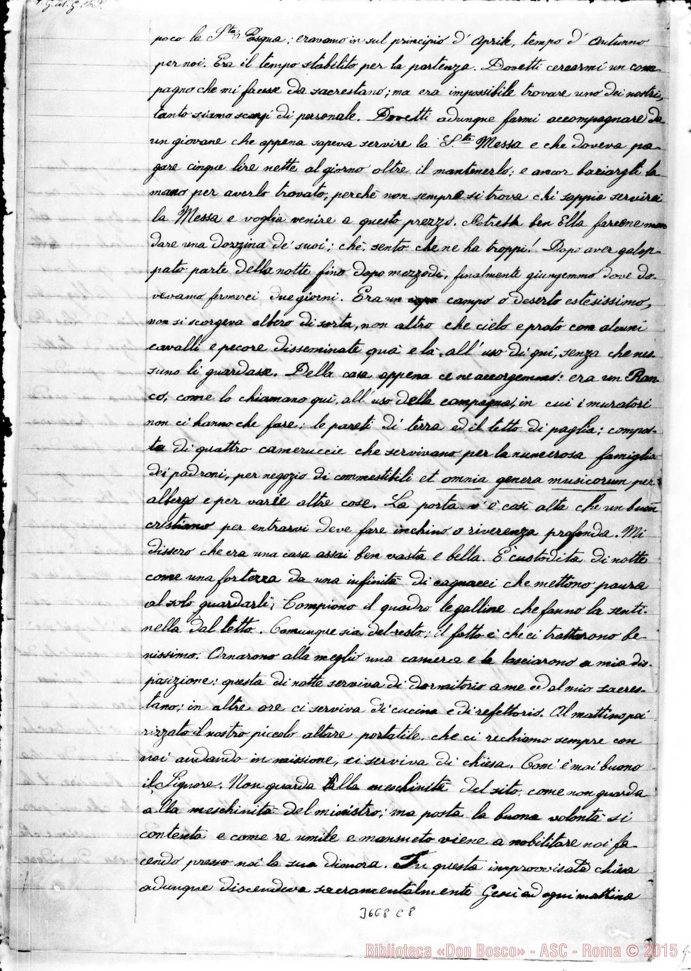 Fotogramma C 8 — Don Scavini Spirito-Don Barberis. Paysandu, 10-05-1883