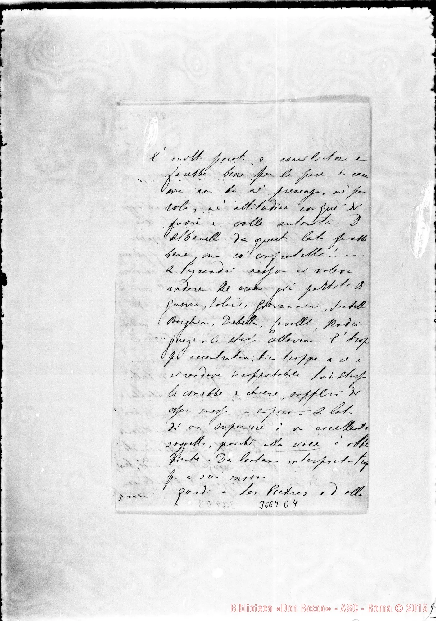 Fotogramma D 4 — Don Lasagna-Monsignor, il 21-02-1891