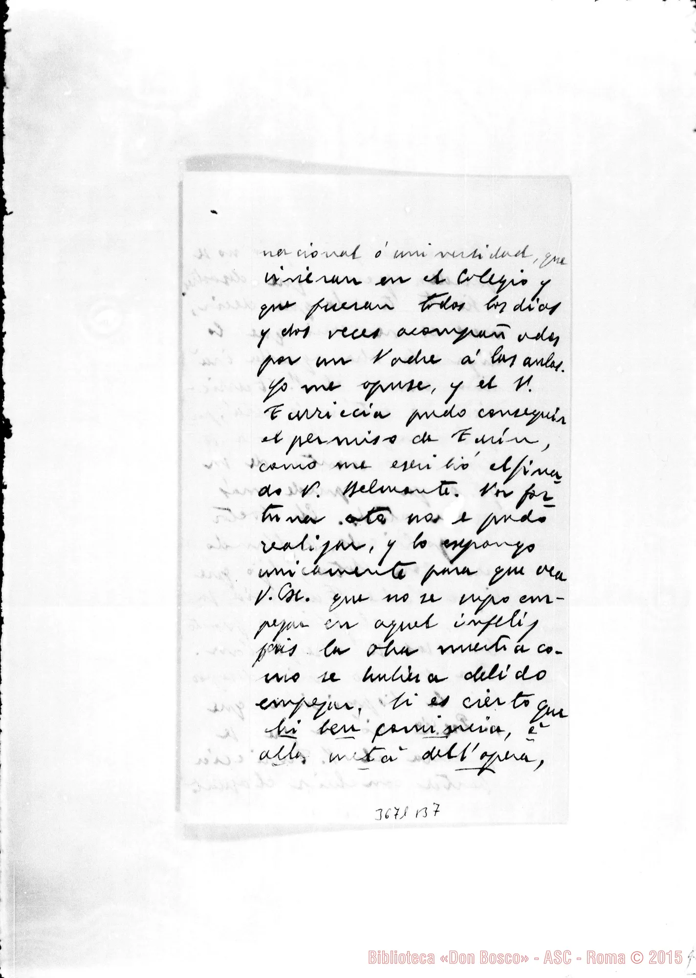 Fotogramma B 7 — Don Gamba-Monsignore. Villa Colón, 11-01-1903