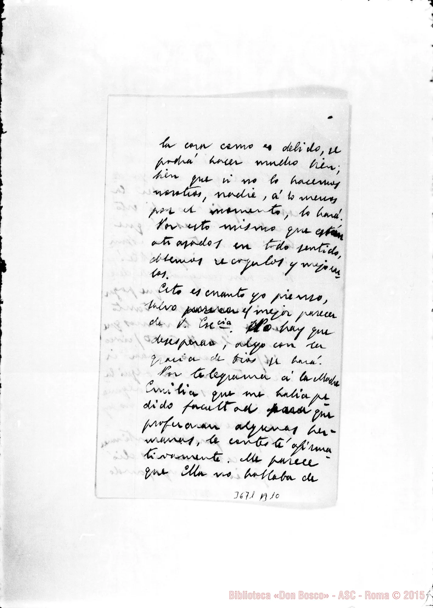 Fotogramma B 10 — Don Gamba-Monsignore. Villa Colón, 11-01-1903