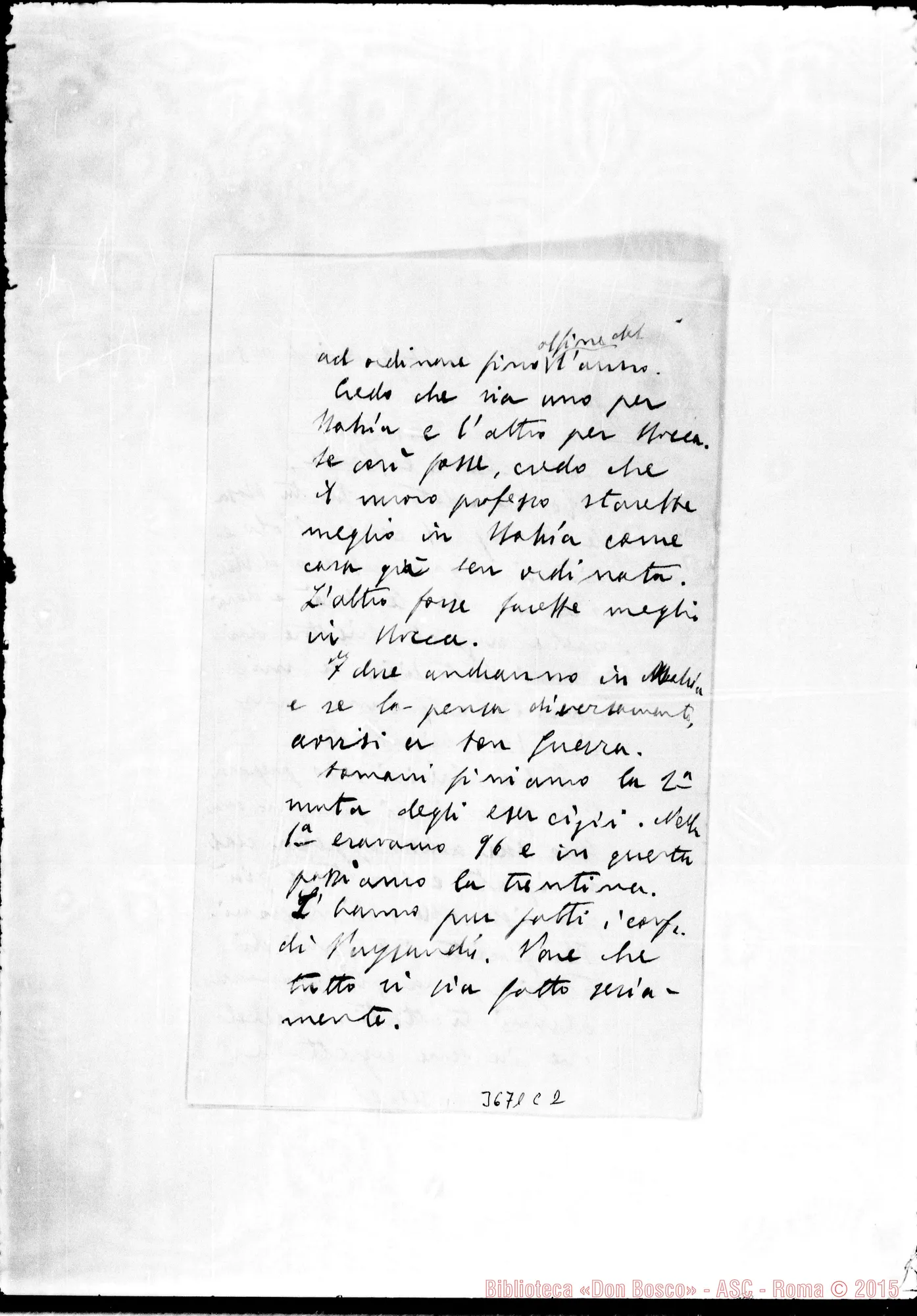Fotogramma C 2 — Don Gamba-Monsignore. Villa Colón, 27-01-1903