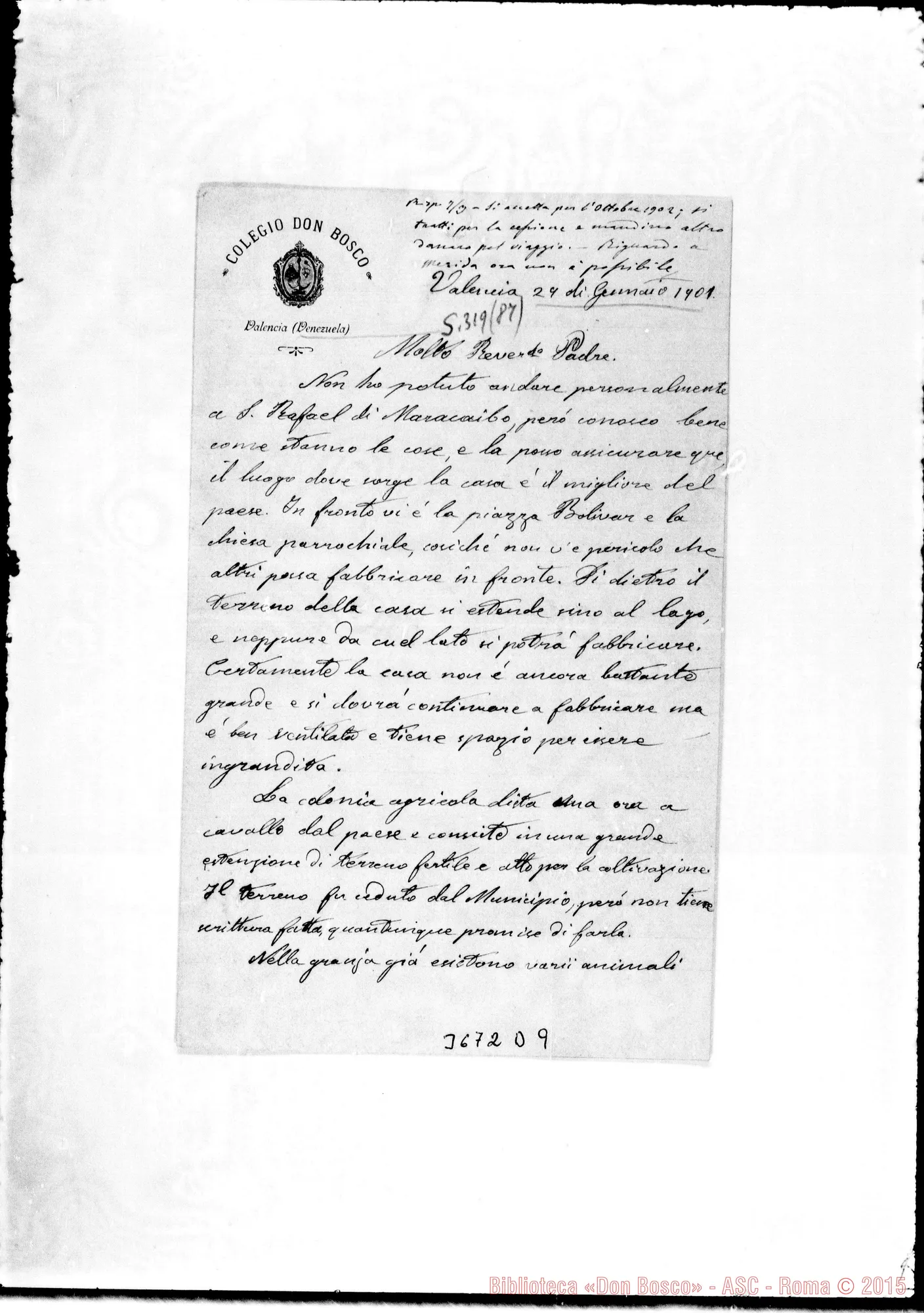 Fotogramma D 9 — Don Bergeretti-Rev.do Padre. Valencia, 29-01-1901