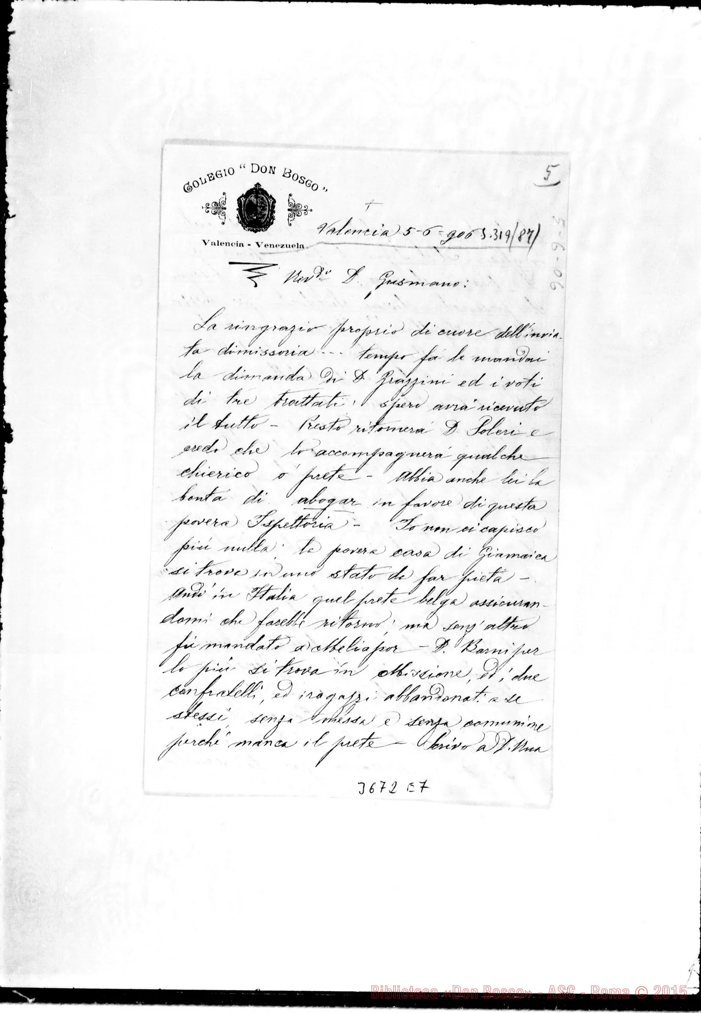 Fotogramma E 7 — Don Foglino Michele-Don Gusmano. Valencia, 5-06-1906