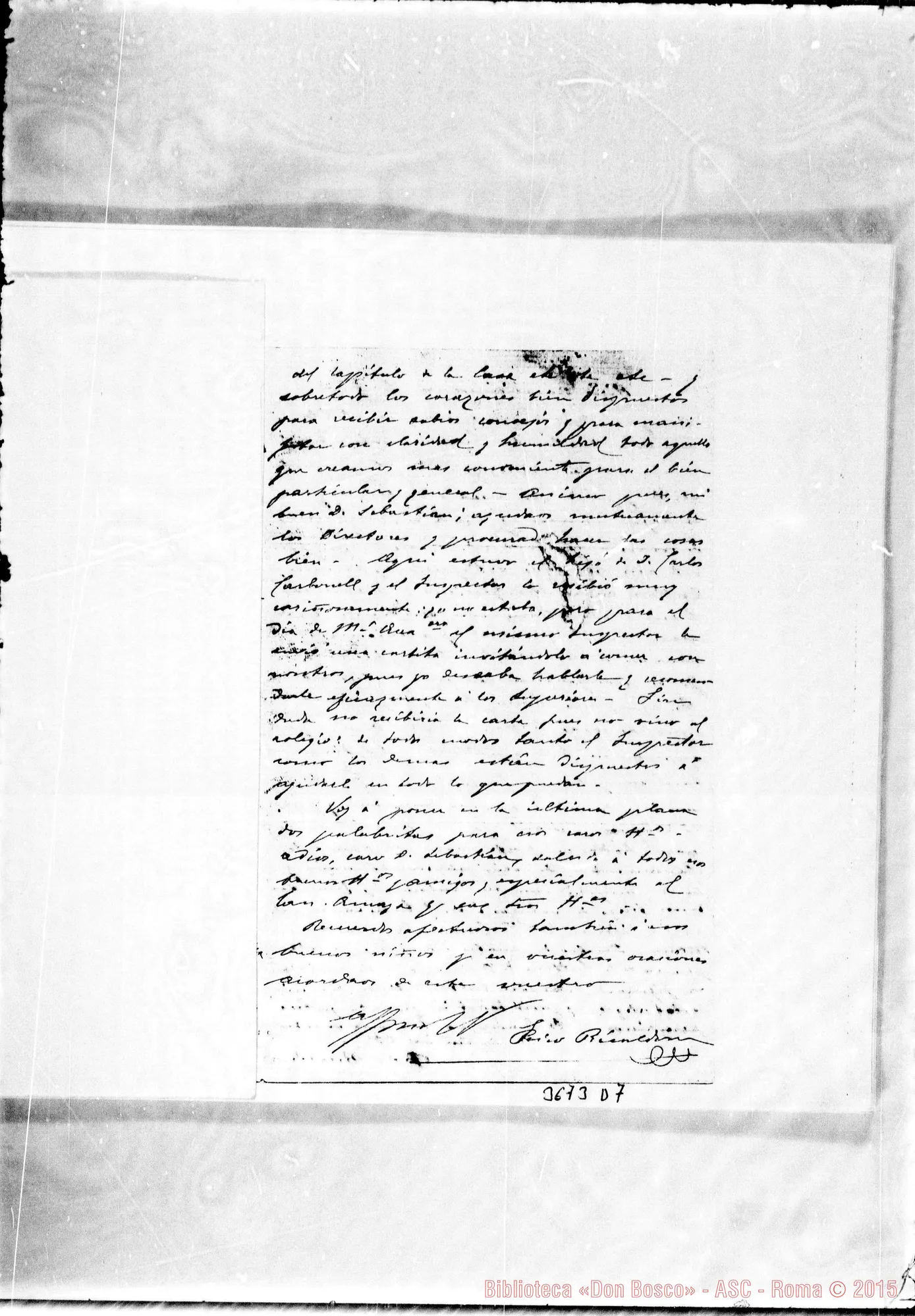 Fotogramma D 7 — Don Ricaldone-Don Sebastián Pastor. Rosario de S.ta Fe, 11-06-1905