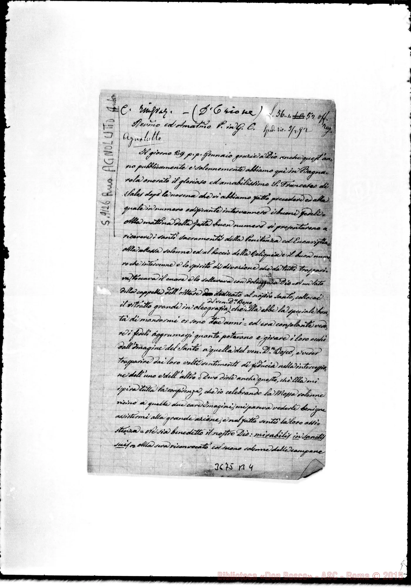Fotogramma B 4 — « « Bagnarola, 1-02-1892