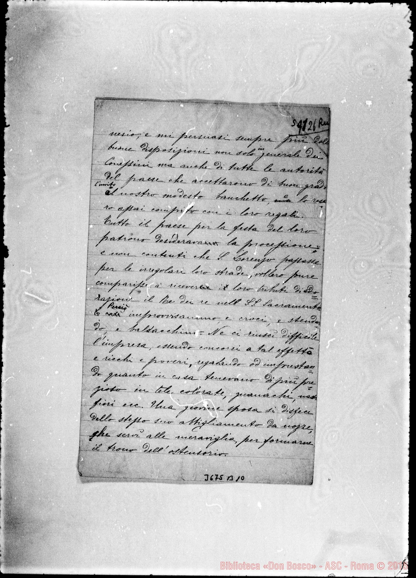 Fotogramma B 10 — Agosta Francesco, SDB Conessa, 12-08-1891 Autogr. Rua