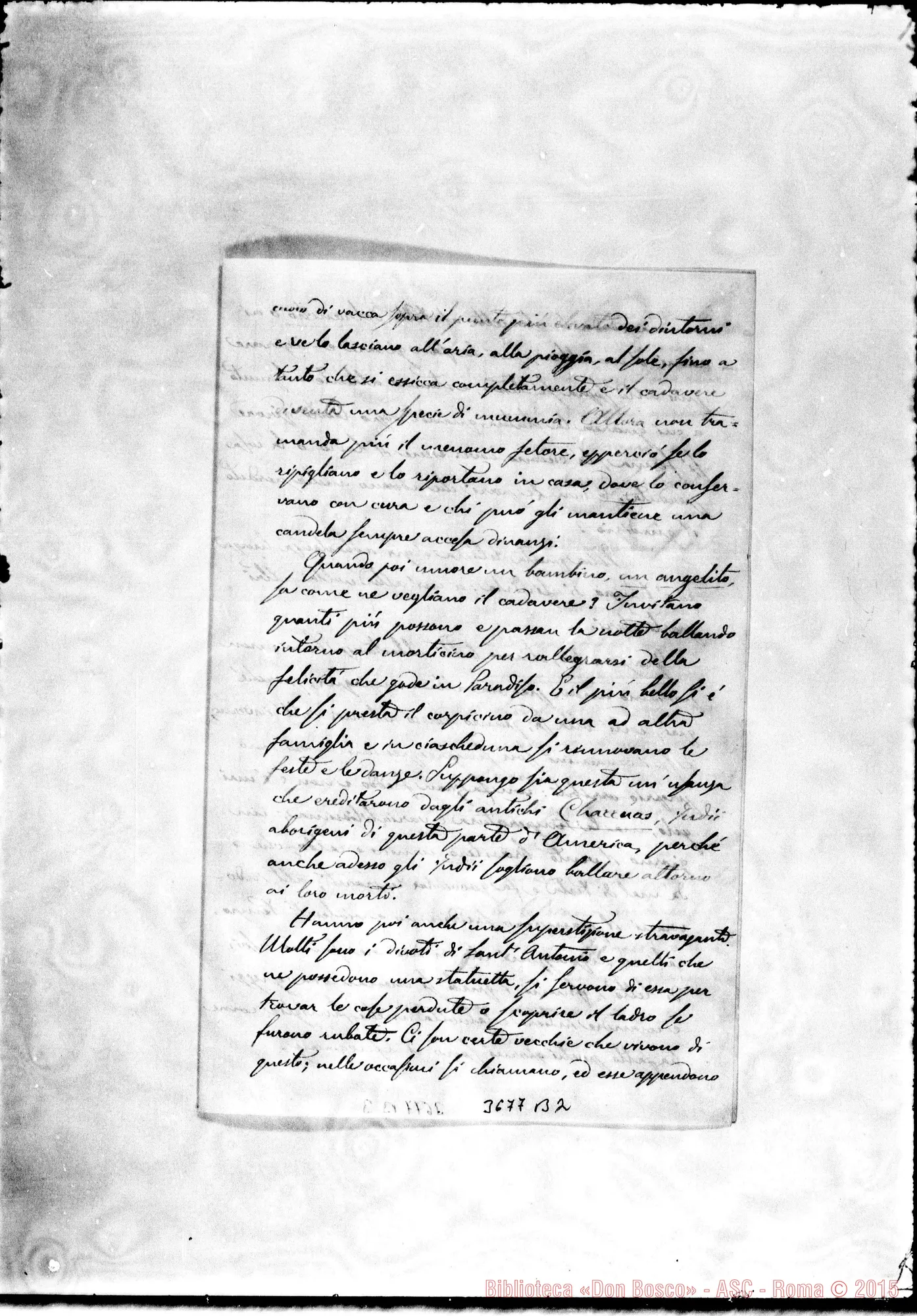 Fotogramma B 2 — Allavena Pietro, SDB Paysandu, 12-07-1883