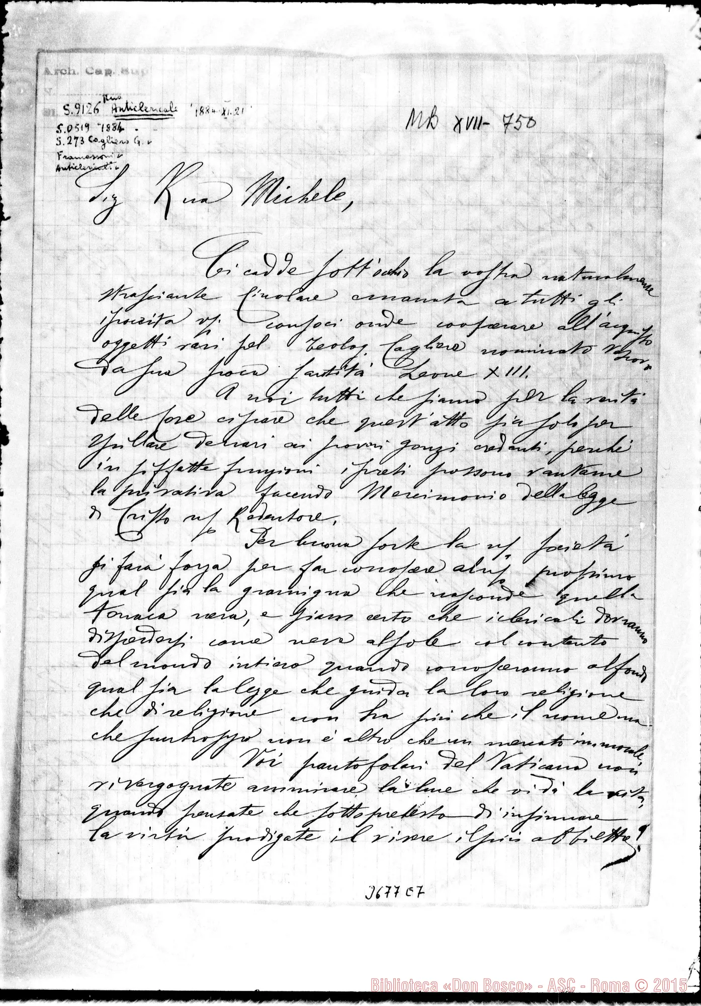 Fotogramma E 7 — Anticlericale s.l., 21-11-1884