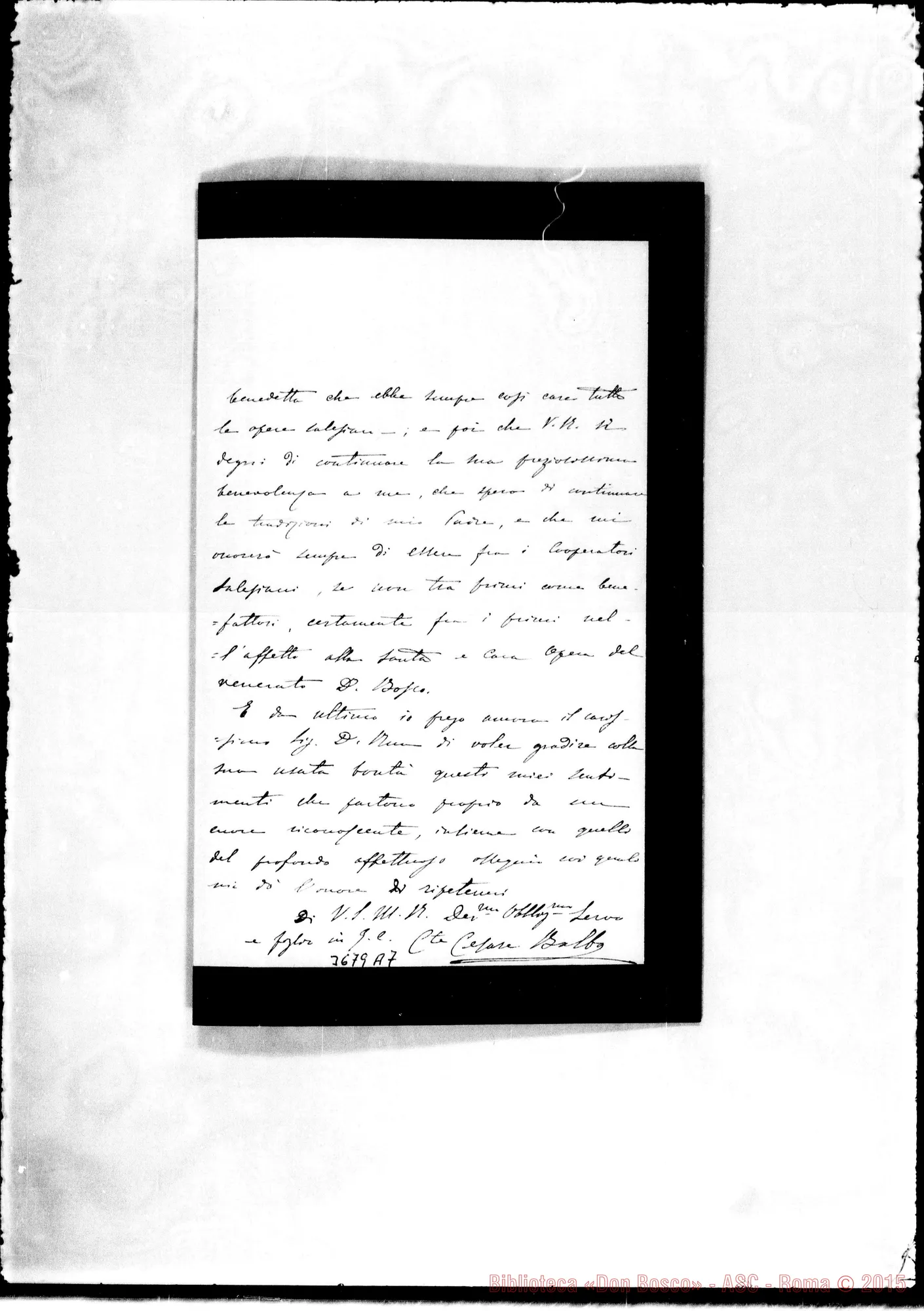 Fotogramma A 7 — Balbo Cesare, conte Torino, 15-03-1894