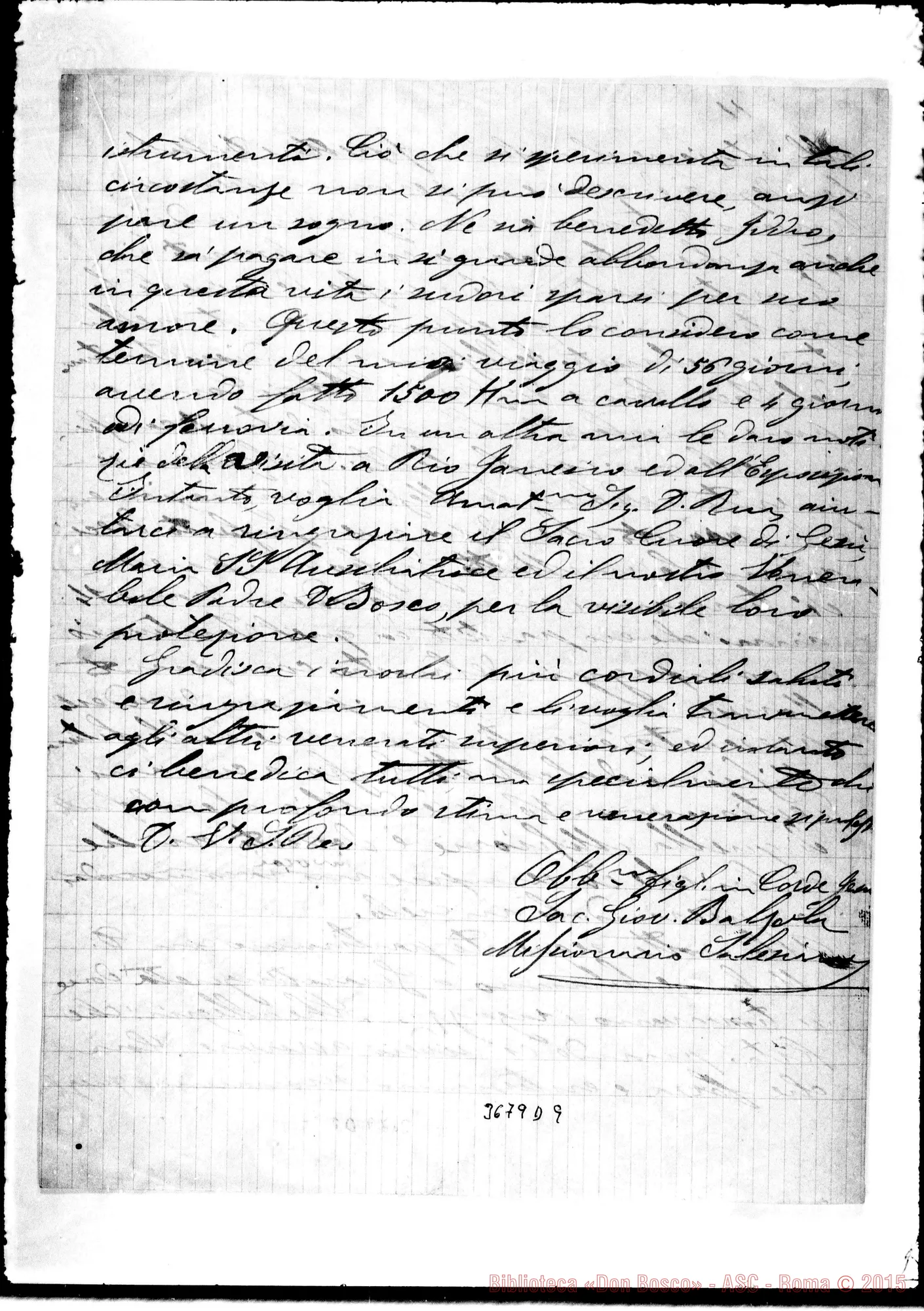 Fotogramma D 9 — « « S. Paolo L., 20-10-1908 Autogr. Rua
