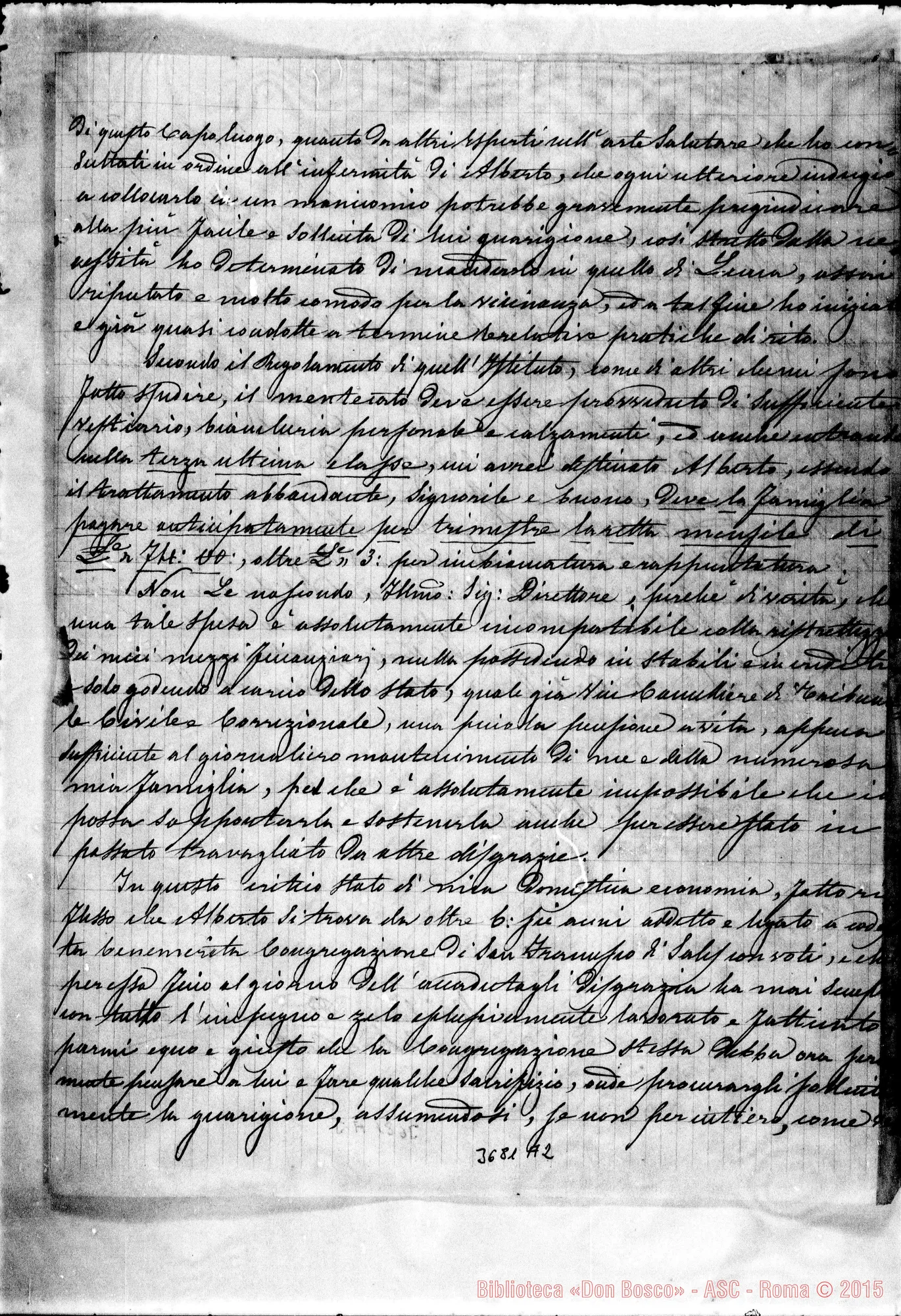 Fotogramma A 2 — Battolla Cesare Aulla, 20-03-1882 Autogr. Rua