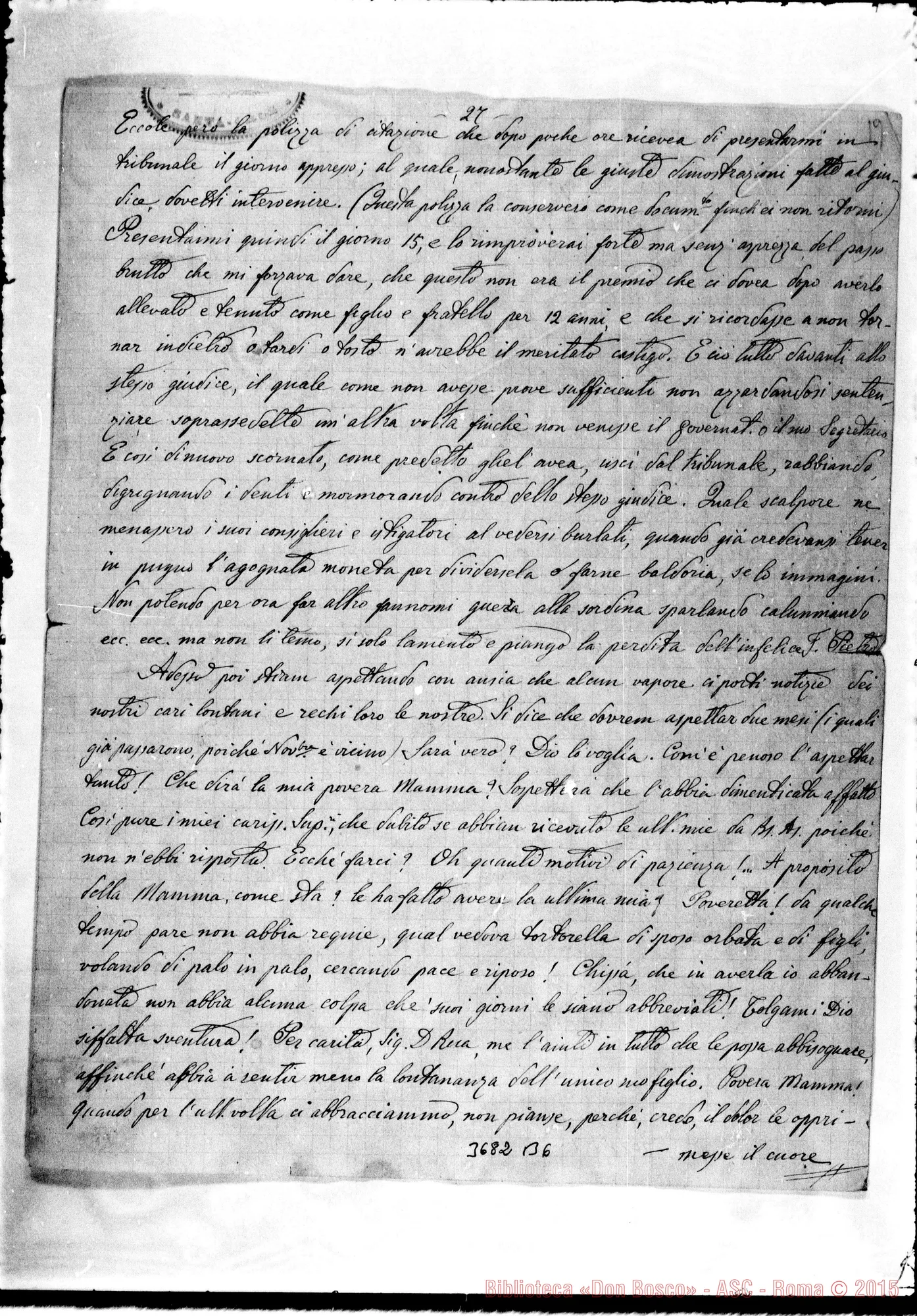 Fotogramma B 6 — « « Dal Mercurio, 23-08-1887