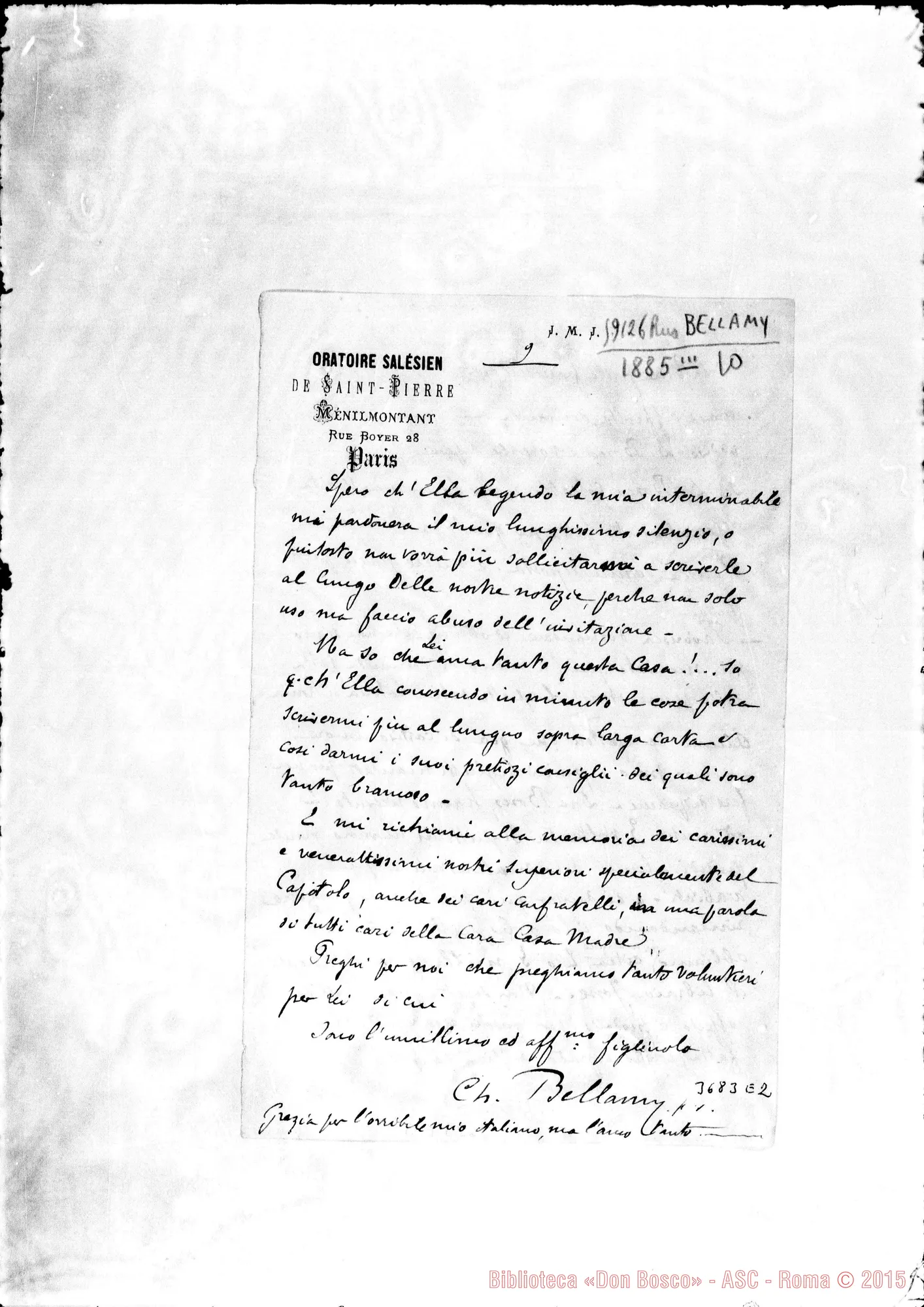 Fotogramma E 2 — « « Paris, 10-03-1885