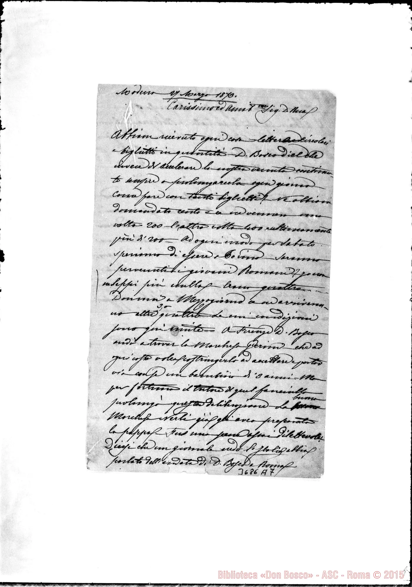 Fotogramma A 7 — « « Modena, 27-03-1873