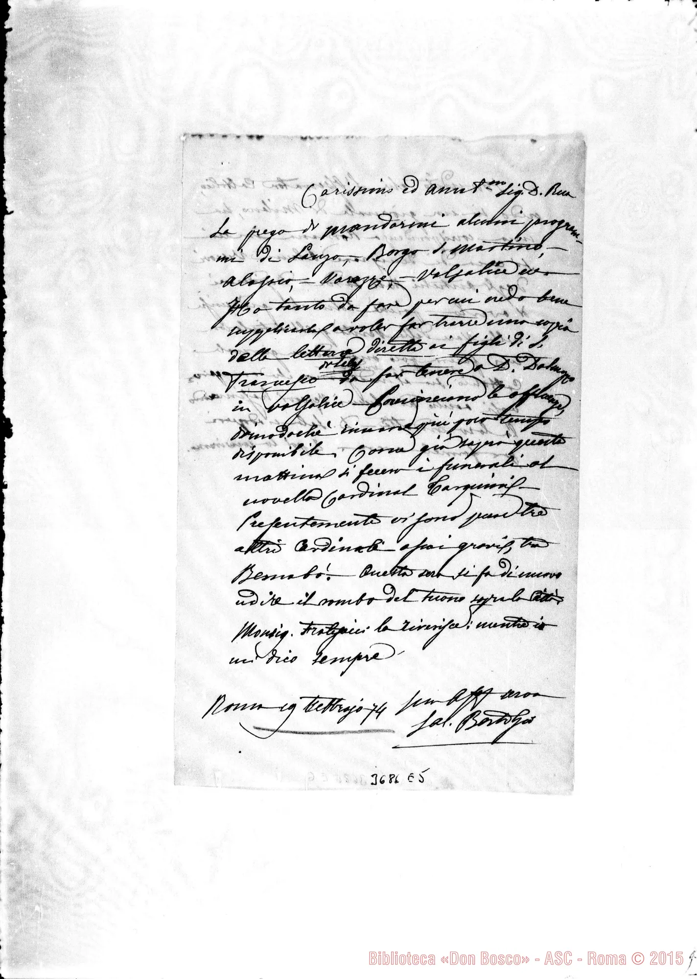 Fotogramma E 5 — « « Roma, 19-02-1874