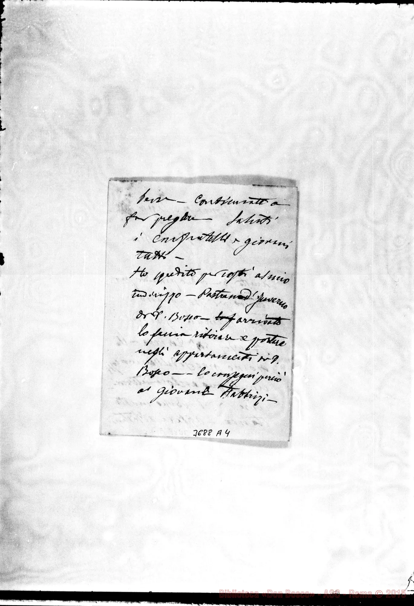 Fotogramma A 4 — « « Roma, 9-05-1882