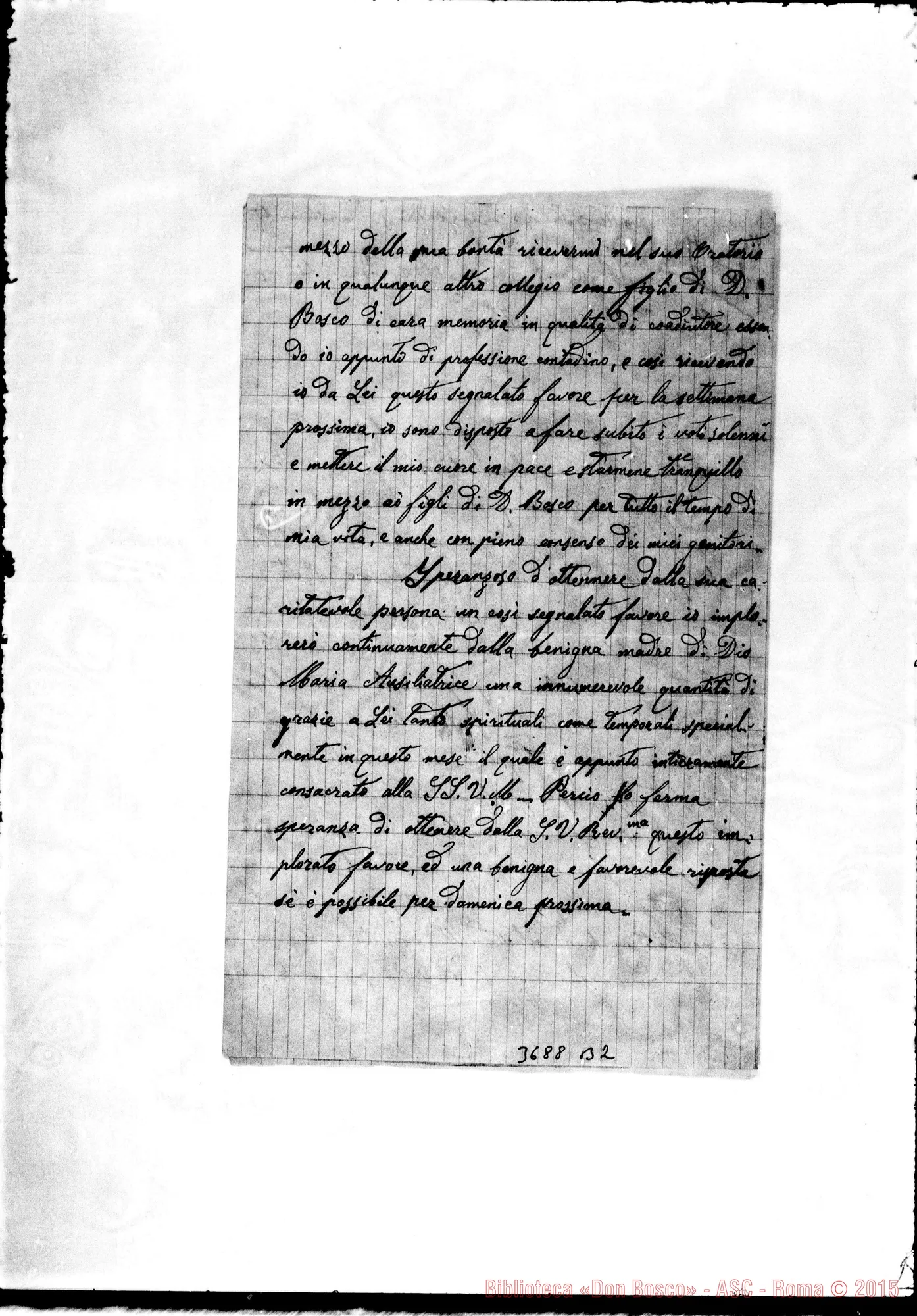Fotogramma B 2 — Bessone Pietro Fribourg, 5-05-1897 Autogr.Rua