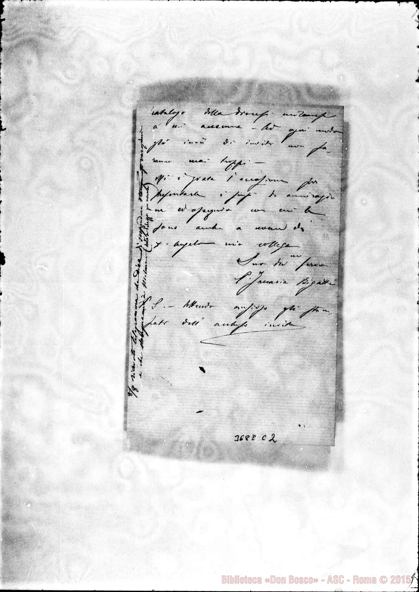 Fotogramma C 2 — Bigatti Zaccaria, sac. Casale, 7-09-1886