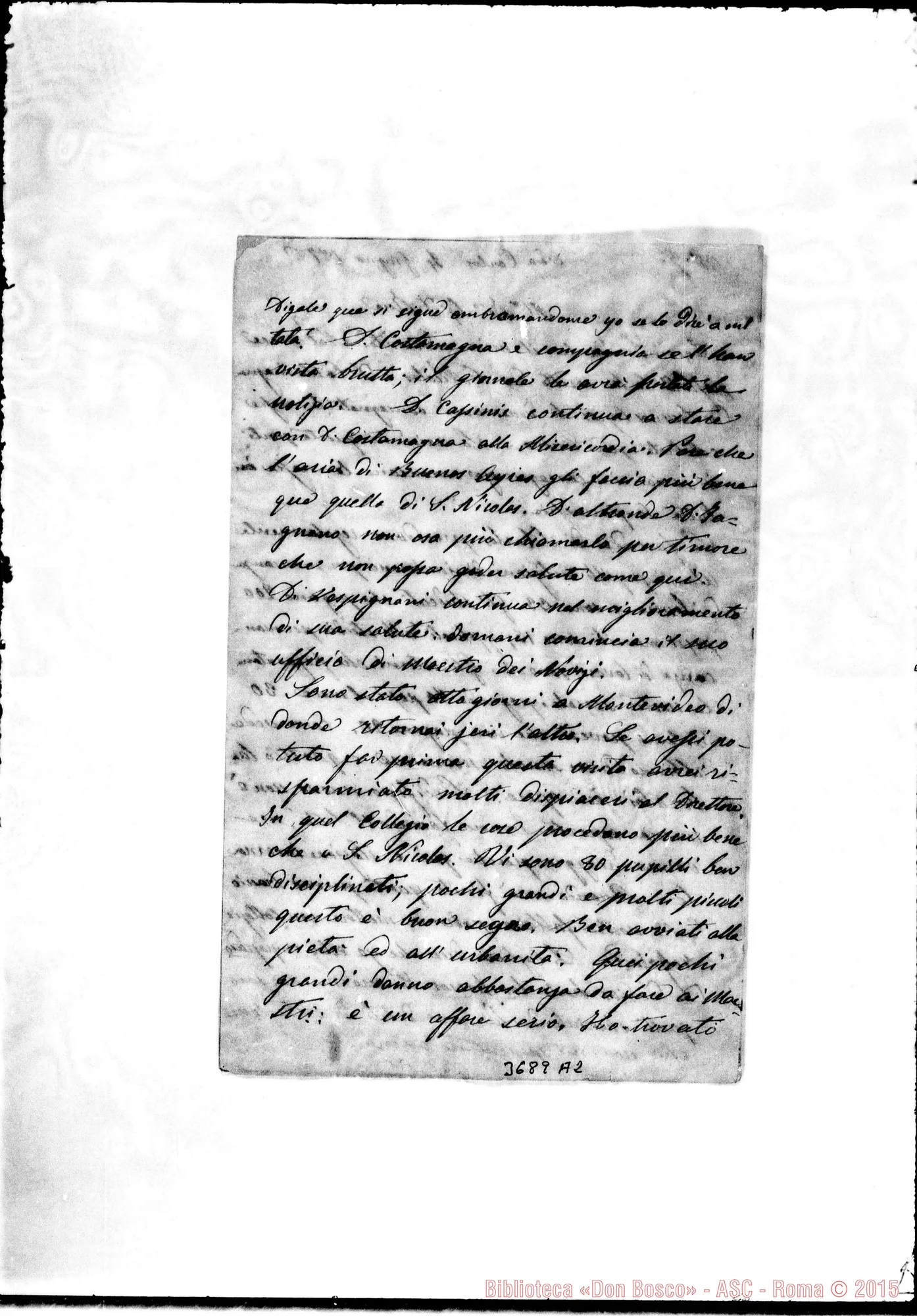 Fotogramma A 2 — « « Almagro, 4-06-1878 Autogr. Rua Incompleta